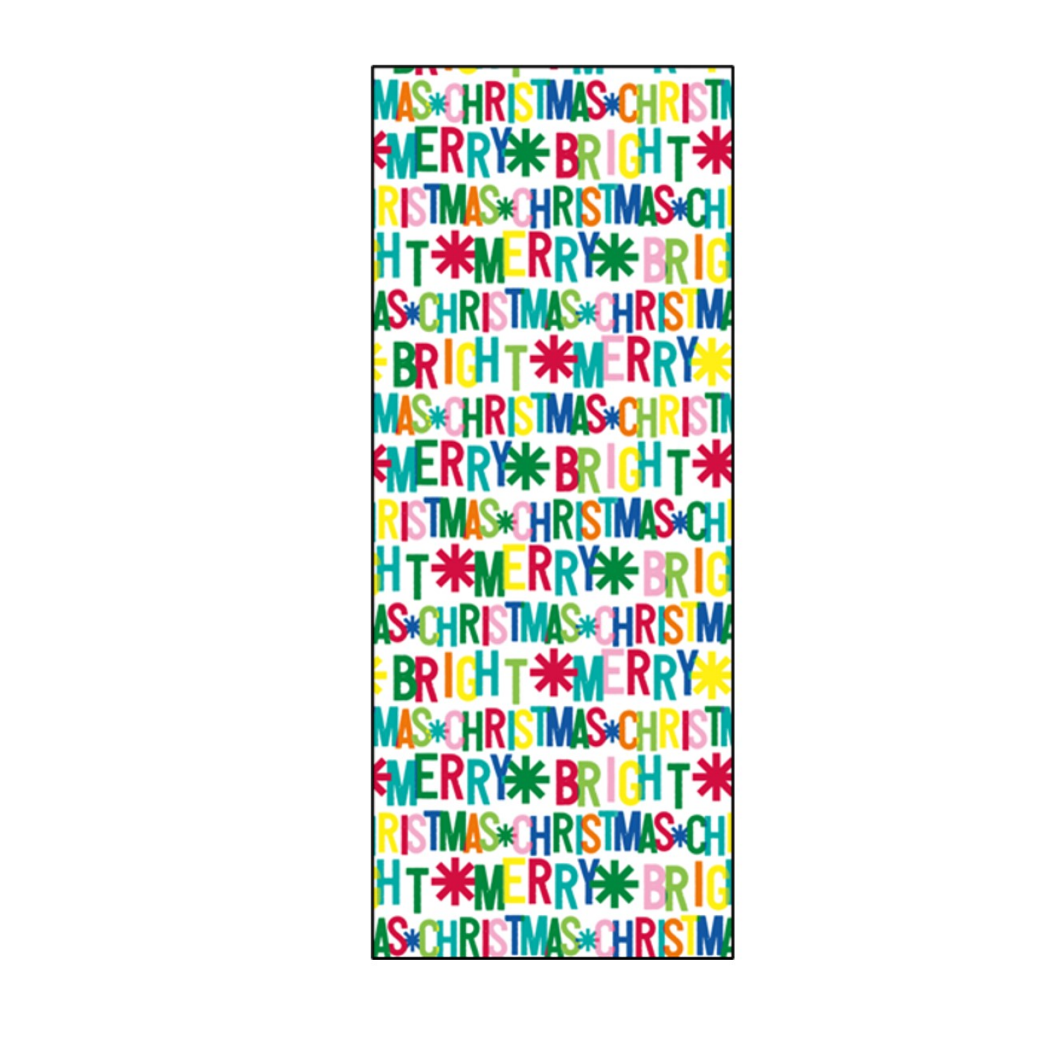 slide 1 of 1, December Home DH PAPER ROLL WRAPXM WORDING40X90SQFT, 1 ct