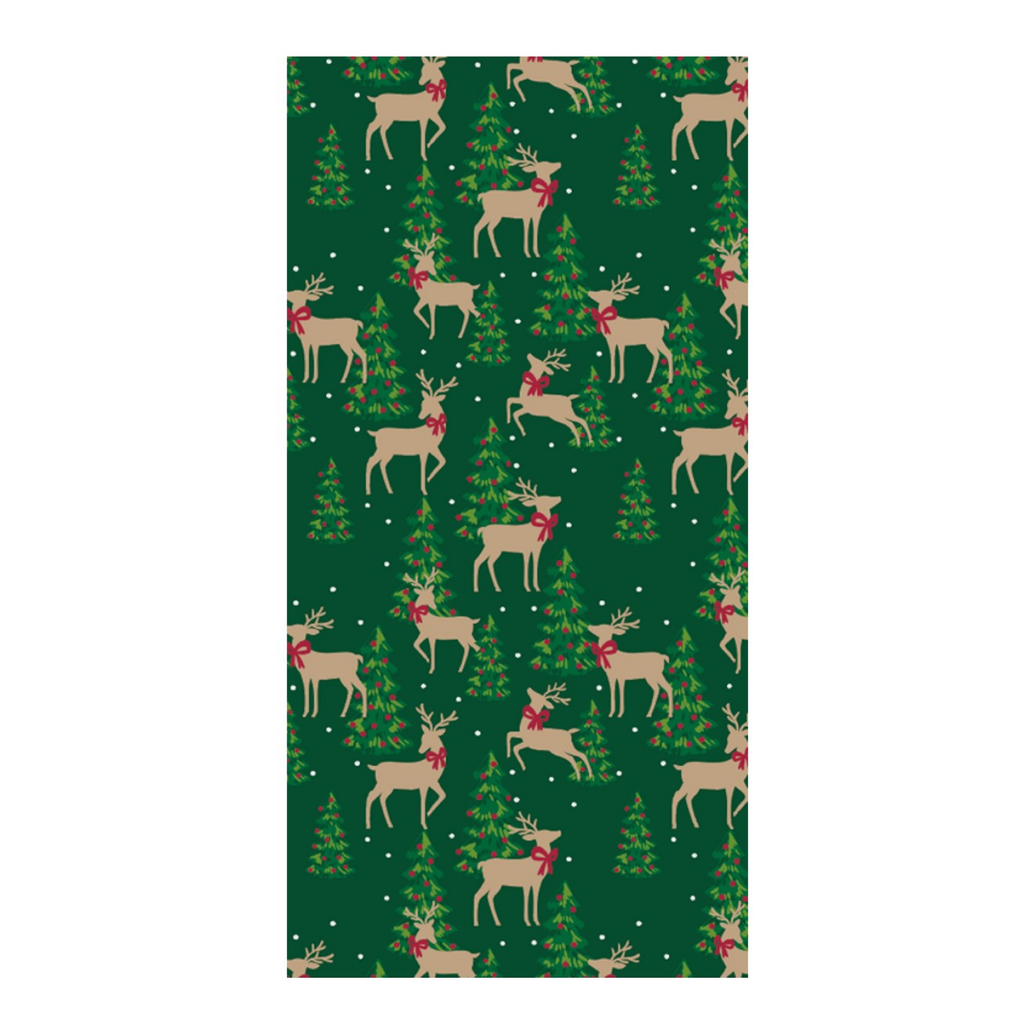 slide 1 of 1, December Home DH PAPER ROLL WRAP KRAFT DEER 40X90SQFT, 1 ct