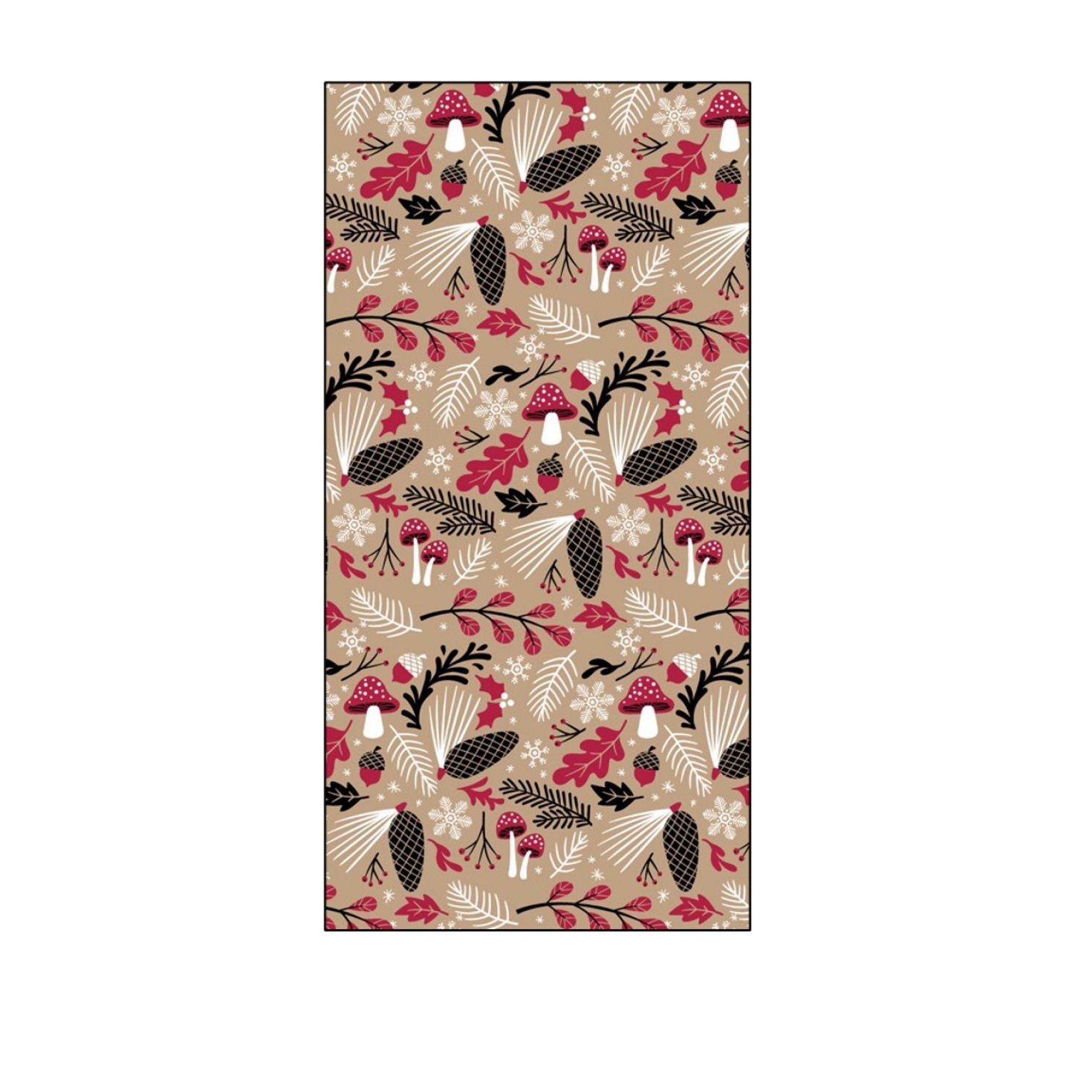 slide 1 of 1, December Home DHPAPER ROLL WRAP KRFT WNTR LV 40X90SQFT, 1 ct