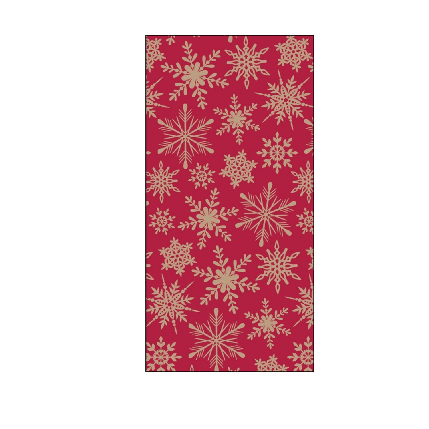 slide 1 of 1, December Home DHPAPER ROLL WRAP KRFT SNOWFLK 40X90SQFT, 1 ct