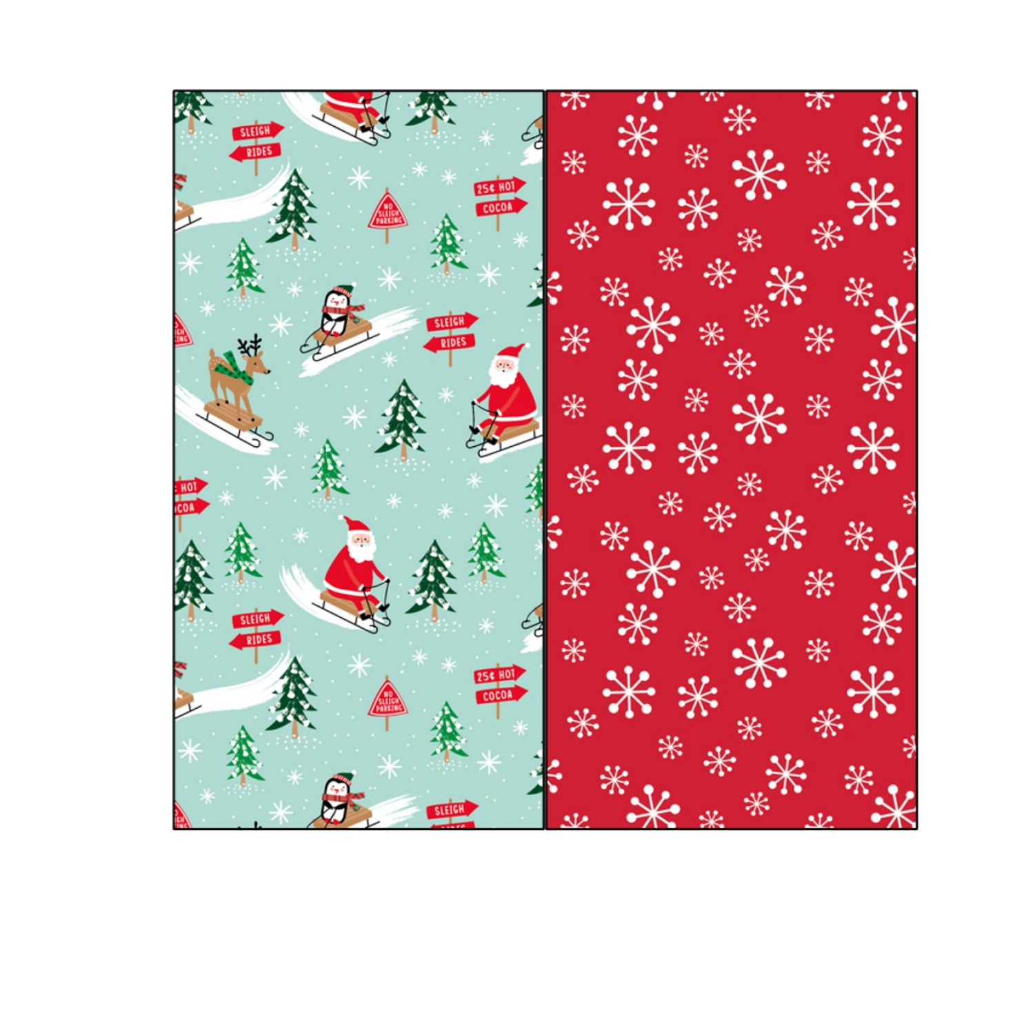 slide 1 of 1, December Home DHPAPER ROLL REV WRP SLGH/FLK 30X45SQFT, 1 ct