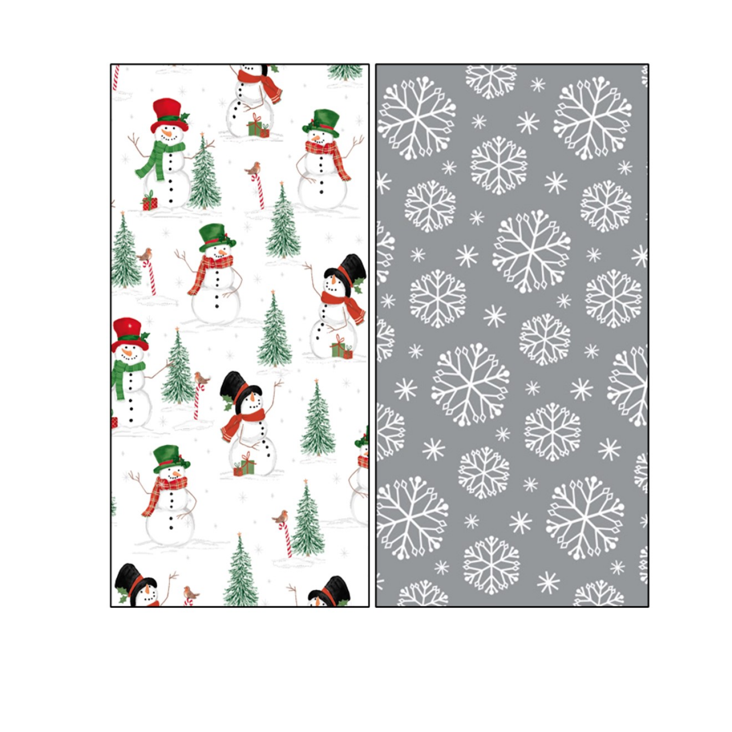 slide 1 of 1, December Home DHPAPER ROLL REV WRP SNWMN/FLK30X45SQFT, 1 ct