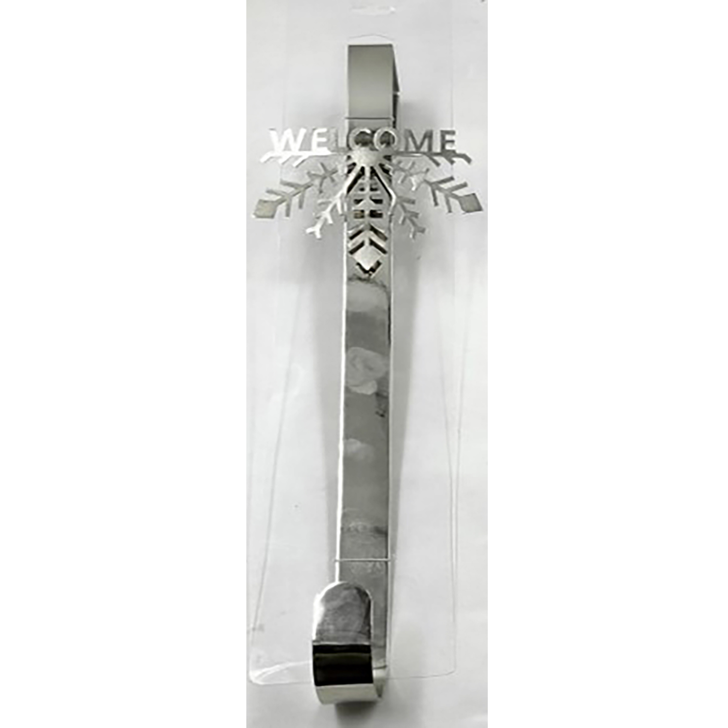 slide 3 of 3, December Home Wreath Hanger Snowflake, 15 in