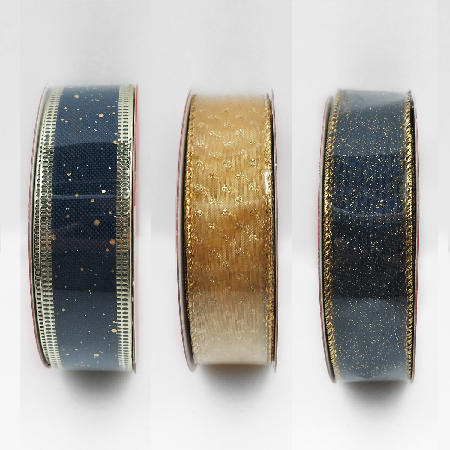 slide 8 of 8, December Home DH 33PC STARRY NIGHT FASHION RIBBON TRAY, 33 ct