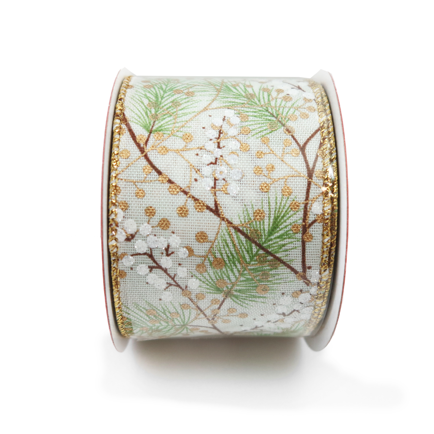 slide 3 of 8, December Home DH 33PC HOLLY JOY FASHION RIBBON TRAY, 33 ct