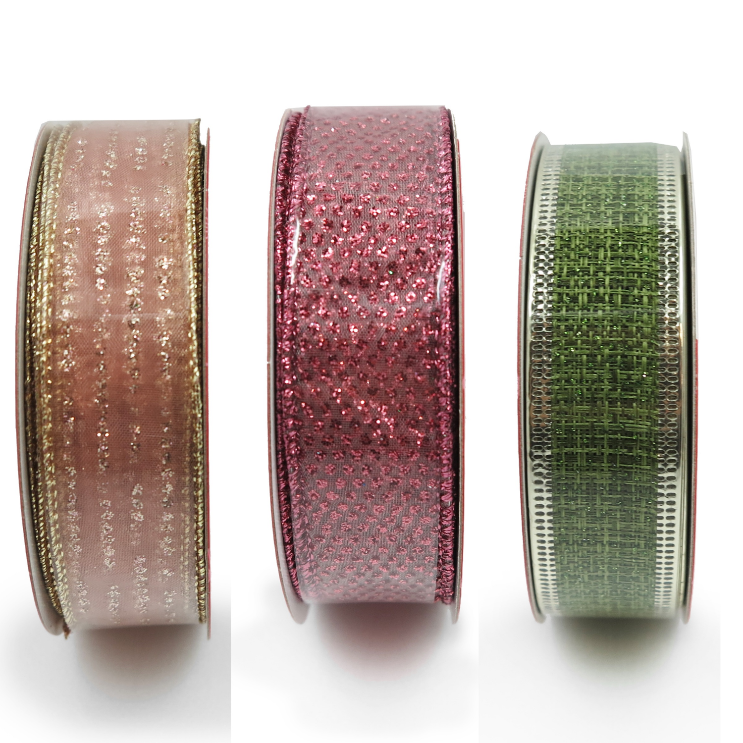 slide 7 of 8, December Home DH 33PC HOLLY JOY FASHION RIBBON TRAY, 33 ct