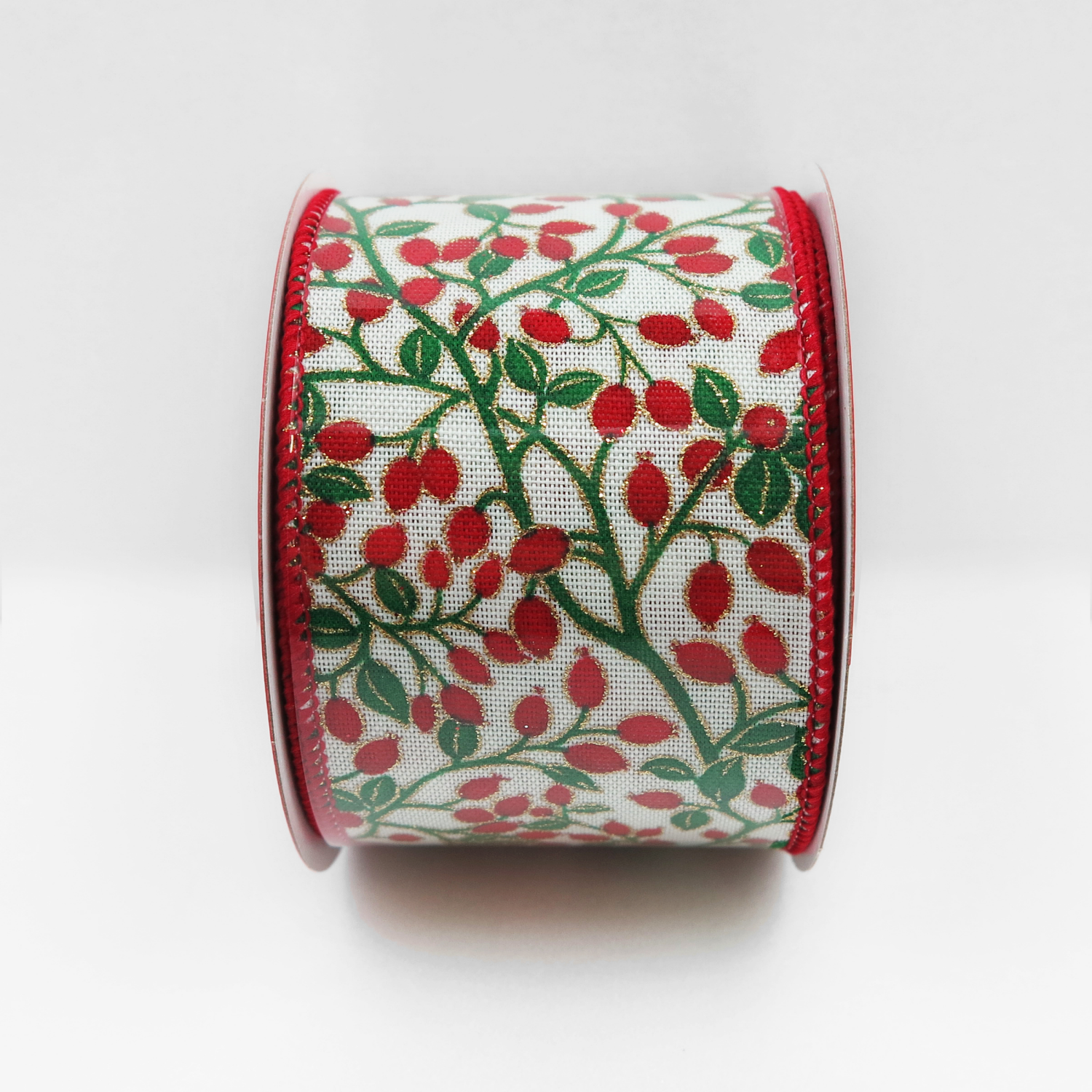 slide 2 of 7, December Home DH 33PC RED-GREEN FASHION RIBBON TRAY, 33 ct