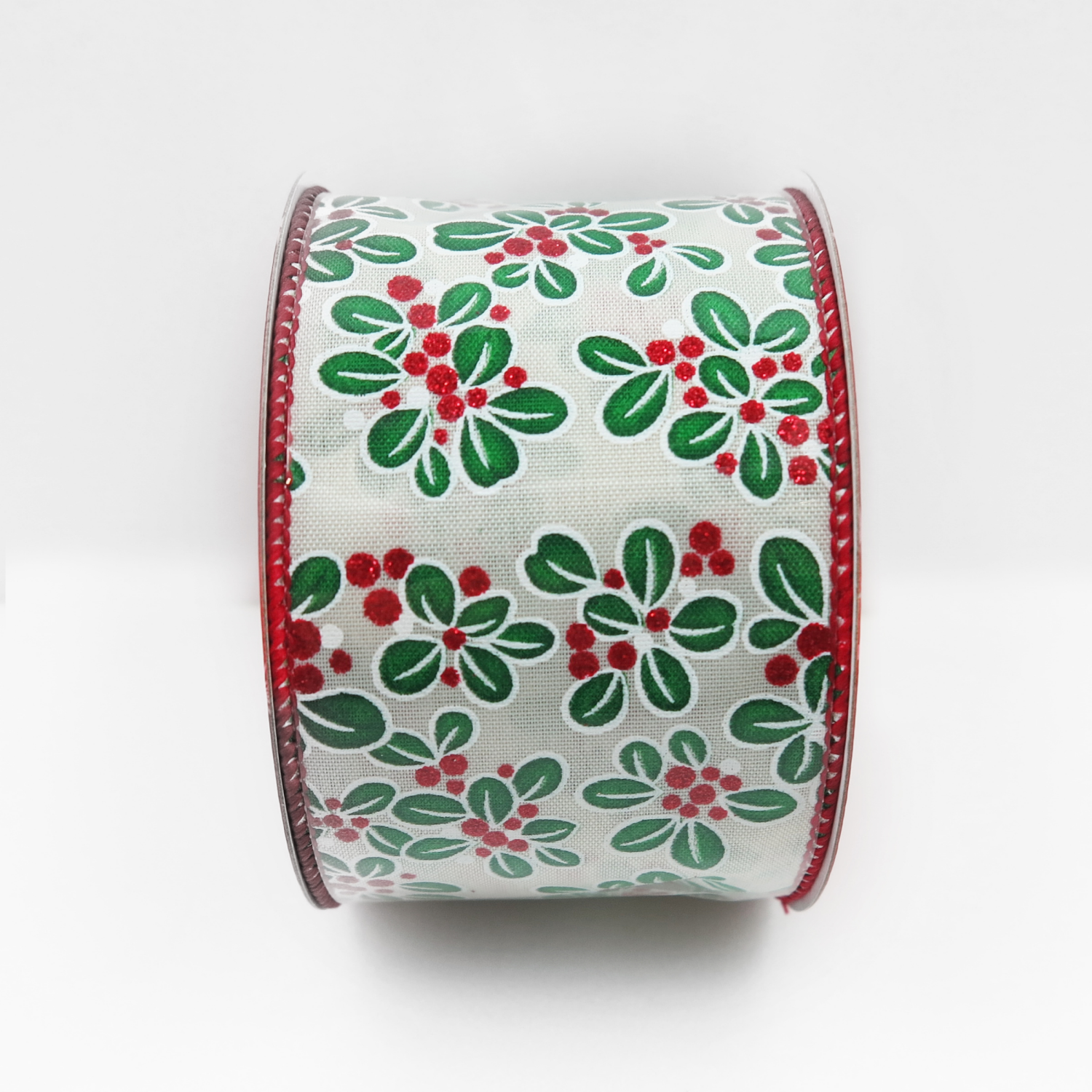 slide 3 of 7, December Home DH 33PC RED-GREEN FASHION RIBBON TRAY, 33 ct