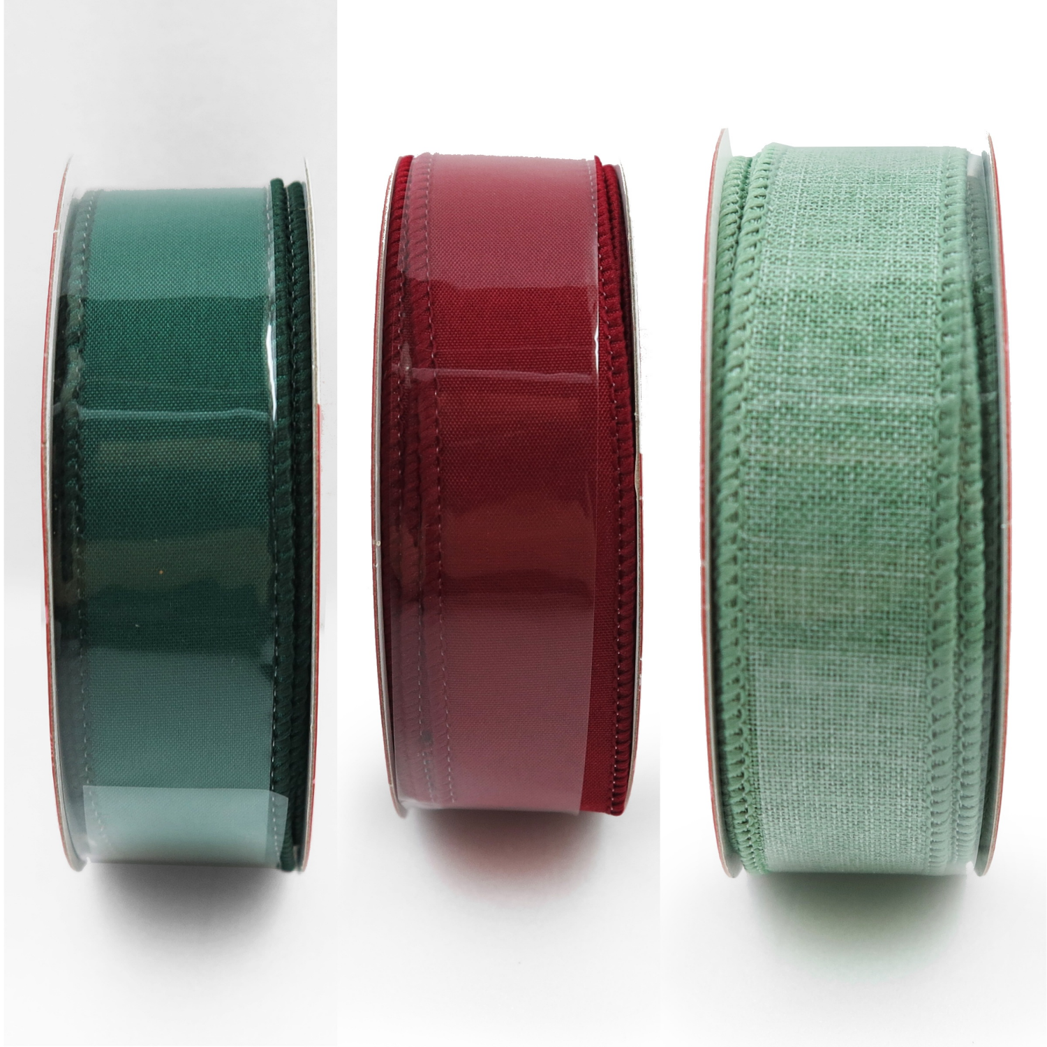 slide 6 of 7, December Home DH 33PC RED-GREEN FASHION RIBBON TRAY, 33 ct