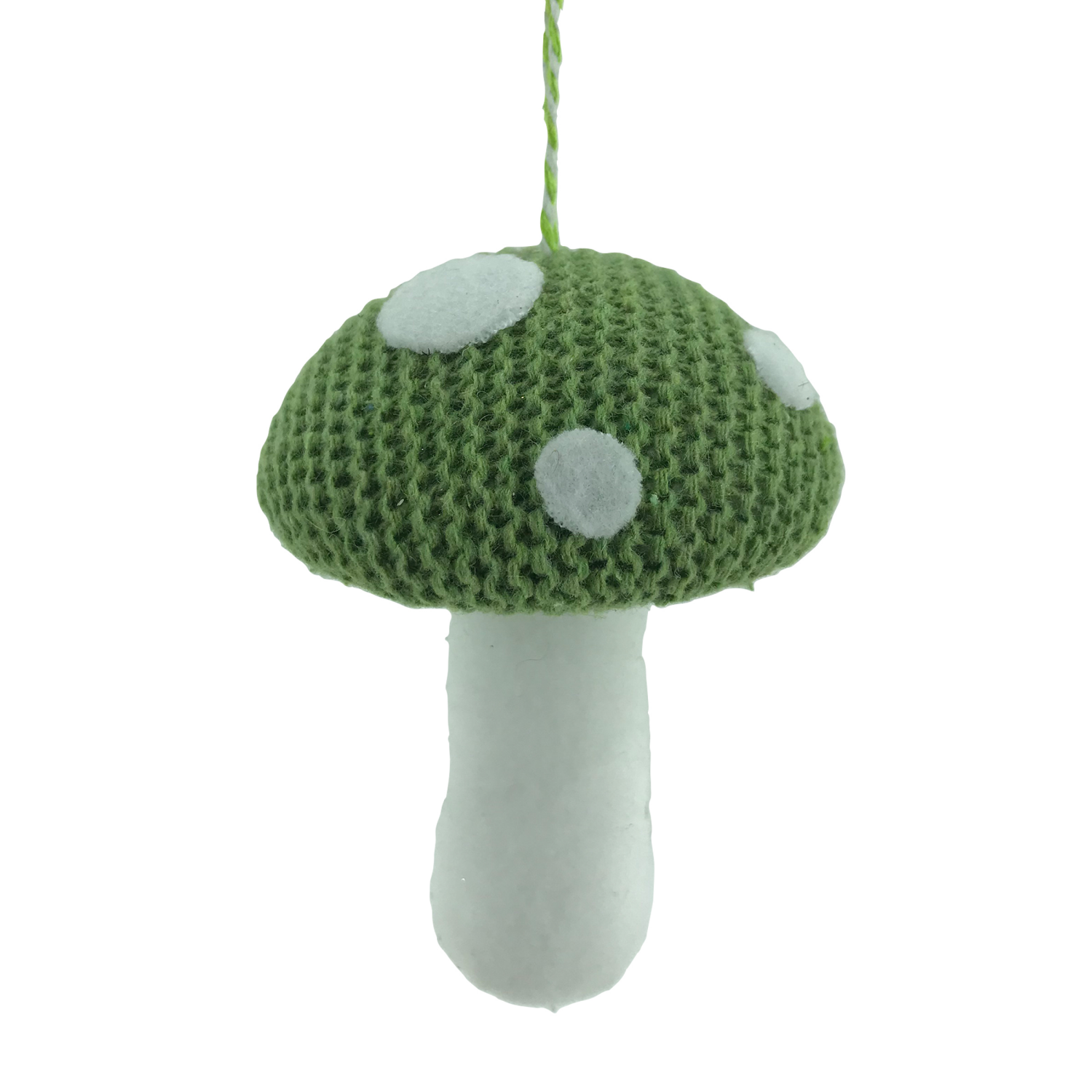 slide 1 of 1, December Home "Fabric Mushrooms Ornament Home Decor Christmas Decoration Xmas Tree Hanging, 4.5 in