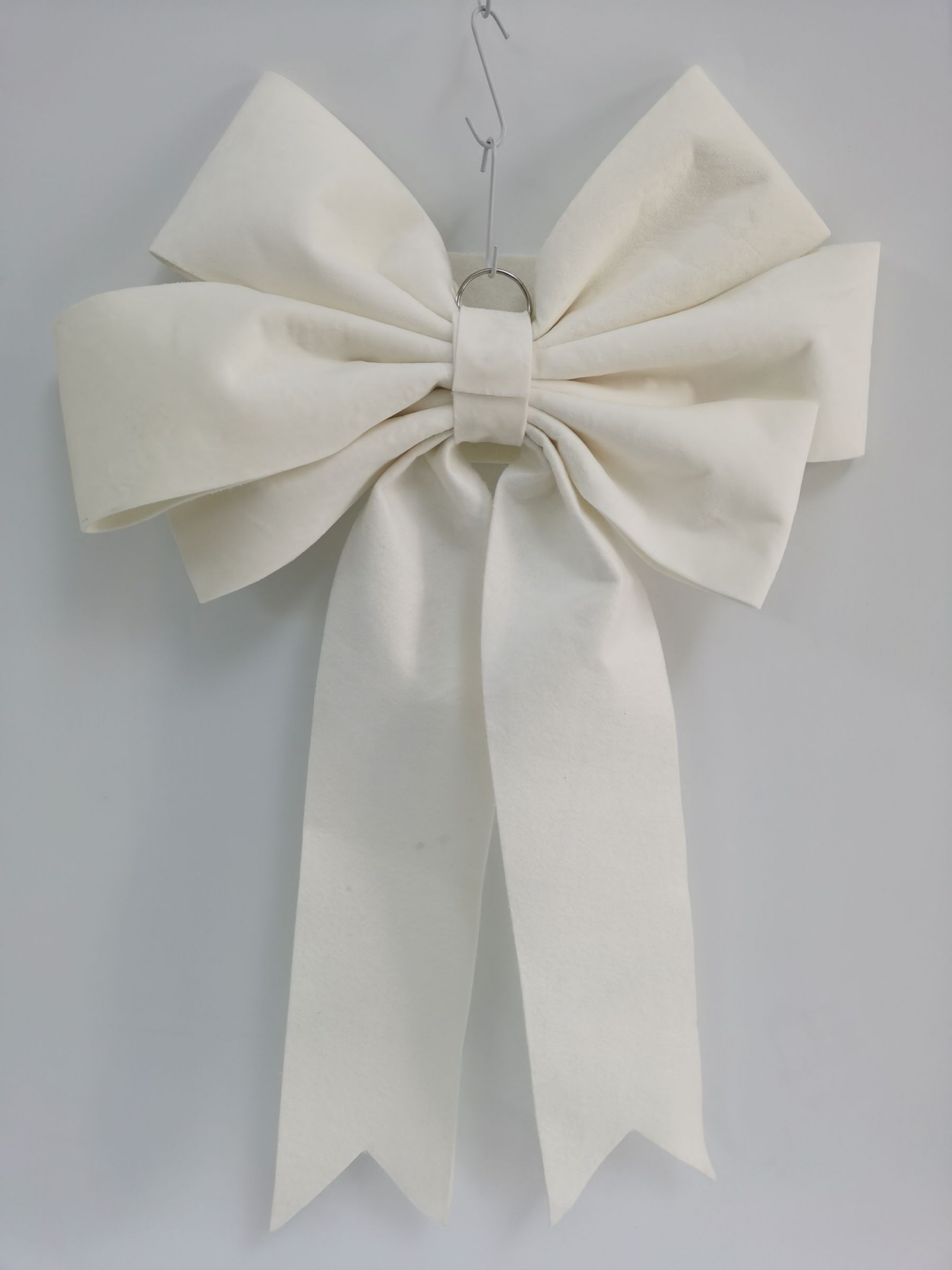 slide 2 of 2, December Home DH VELVET BOW DECOR 26.5IN, 26.5 in