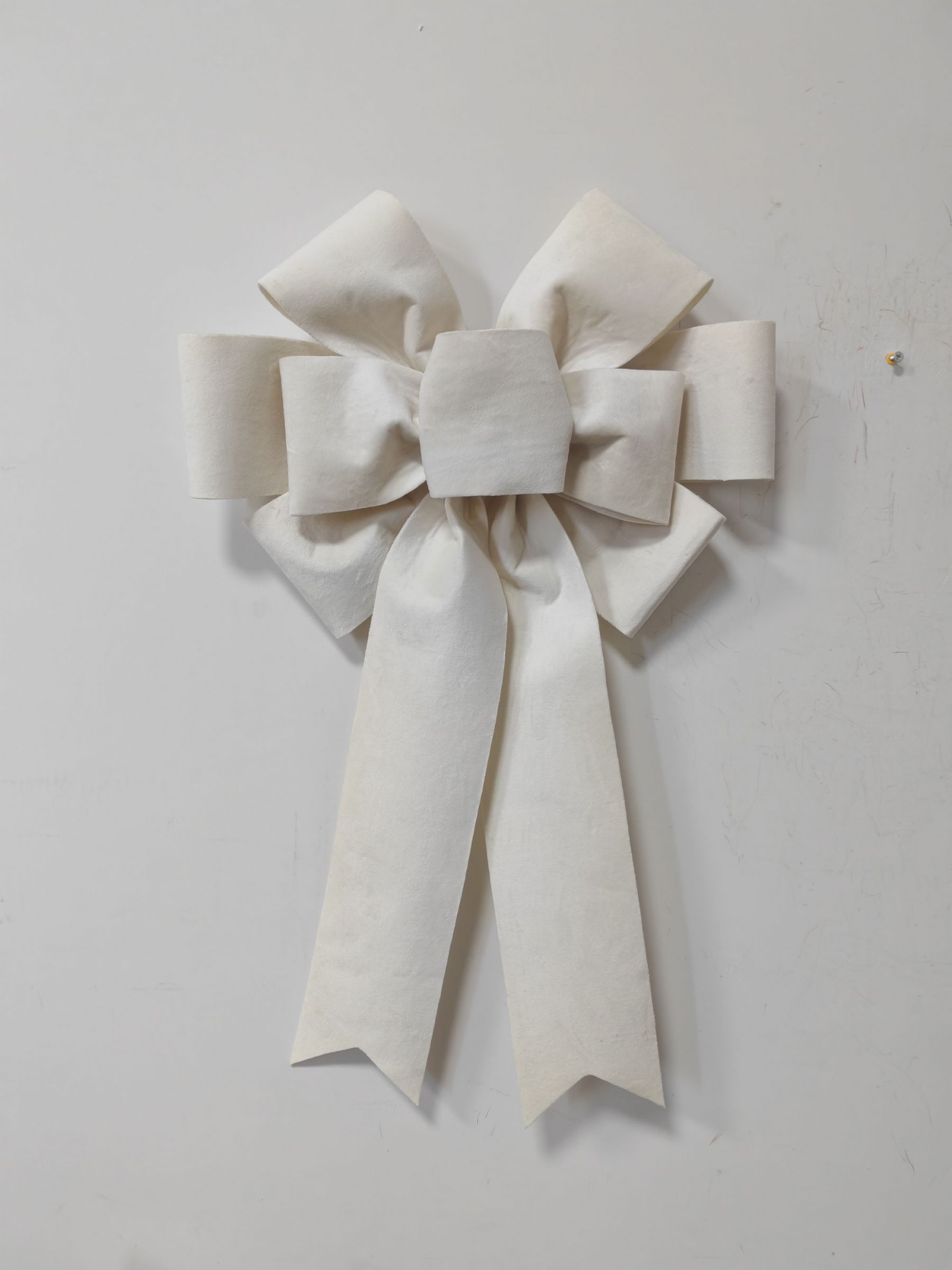 slide 1 of 2, December Home DH VELVET BOW DECOR 26.5IN, 26.5 in