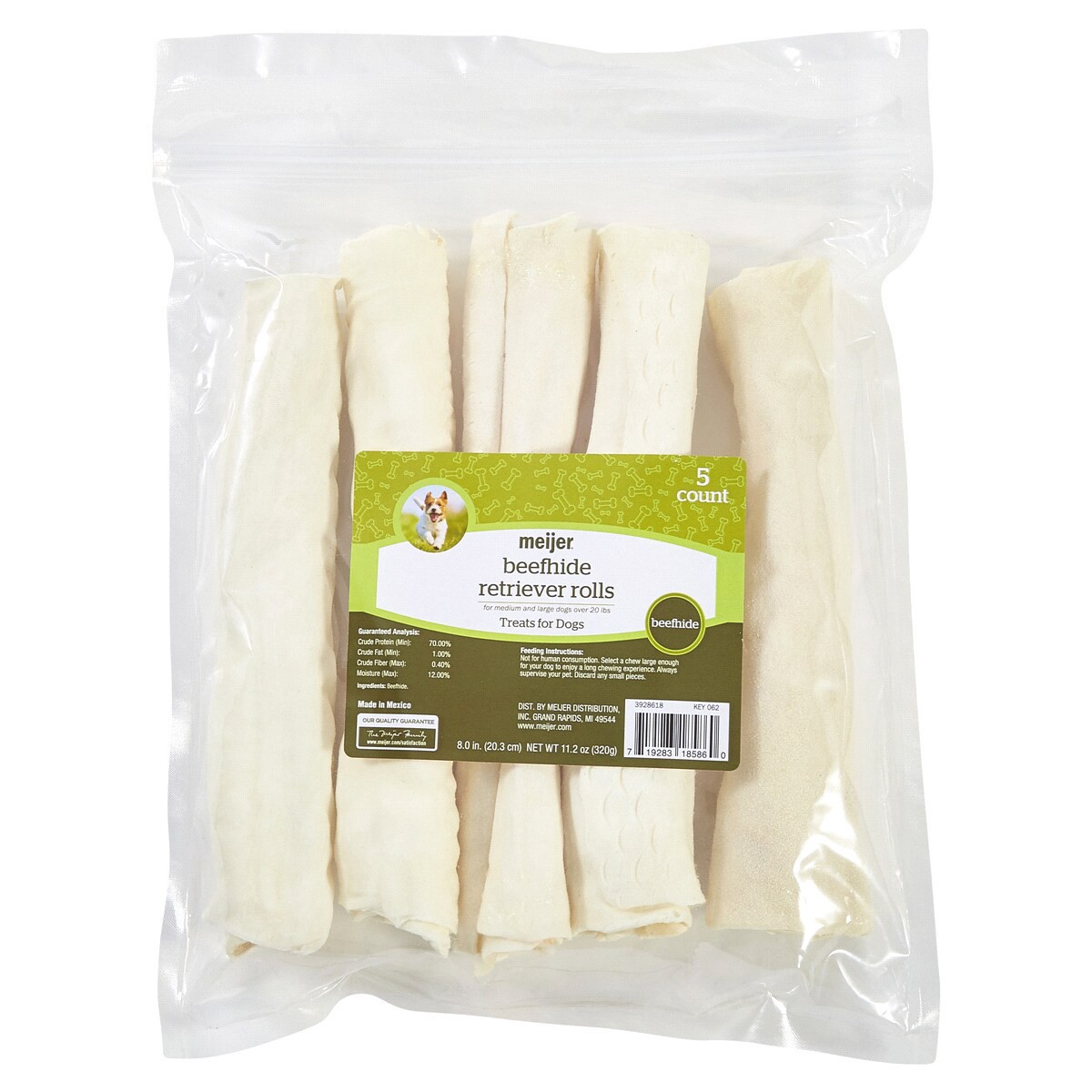 slide 1 of 8, Meijer Beefhide Retriever Rolls, 8, 5 ct