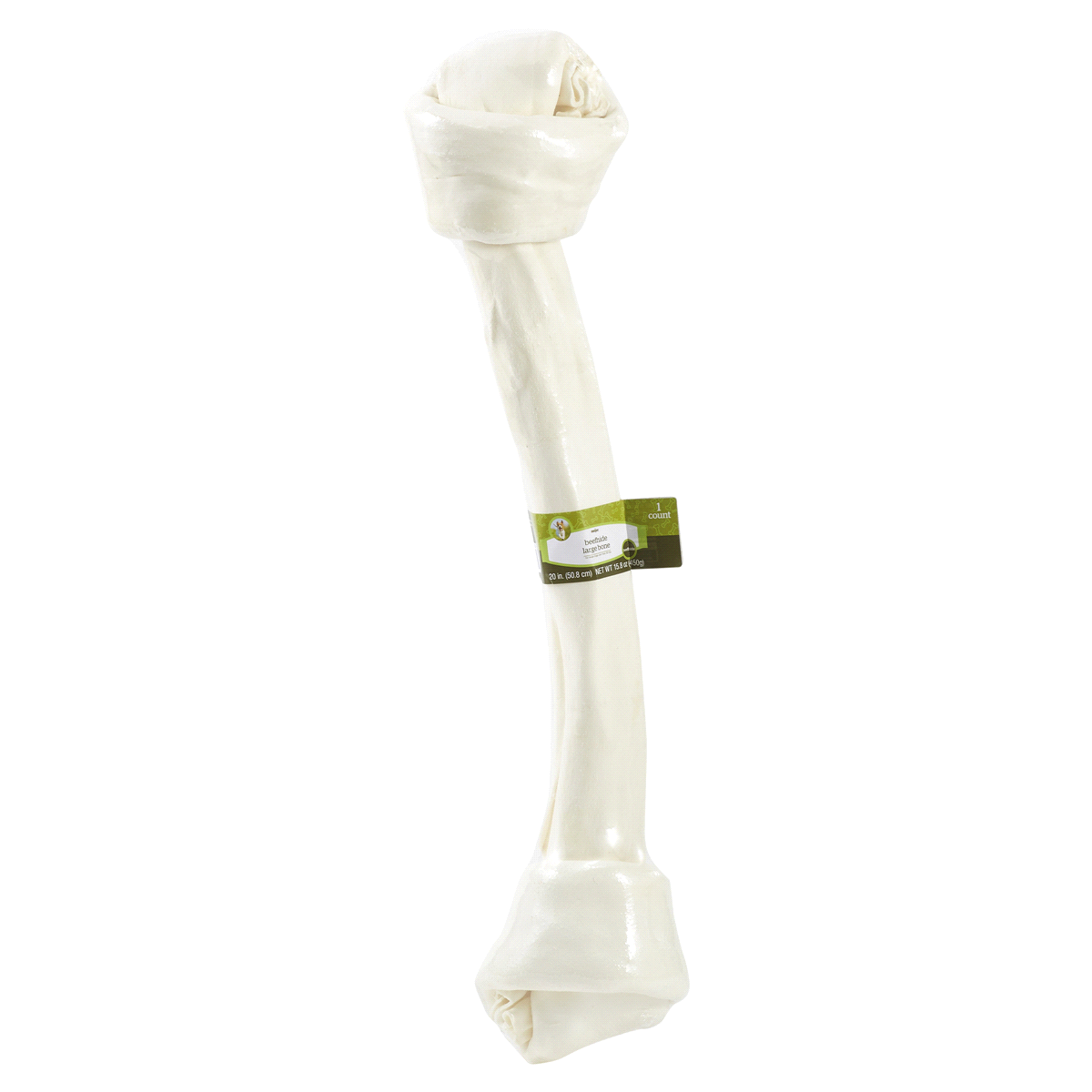 slide 1 of 3, Meijer Beefhide Large Bone, 20-23, 15.8 oz
