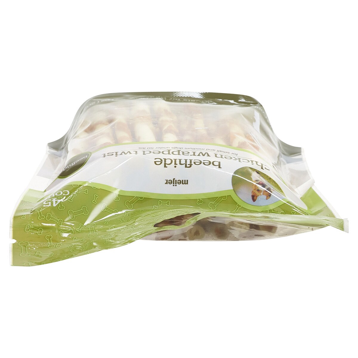 slide 8 of 8, Meijer Main Choice Rawhide Twists Dog Treats, 5, 45 ct