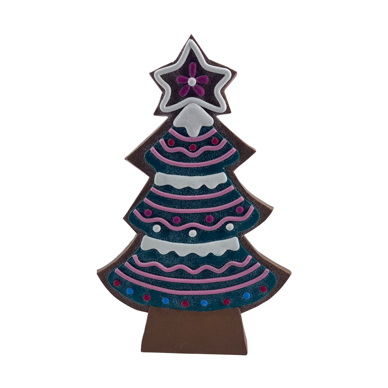 slide 1 of 2, December Home "Gingerbread Tree Decor Home Decor", 5.25 in