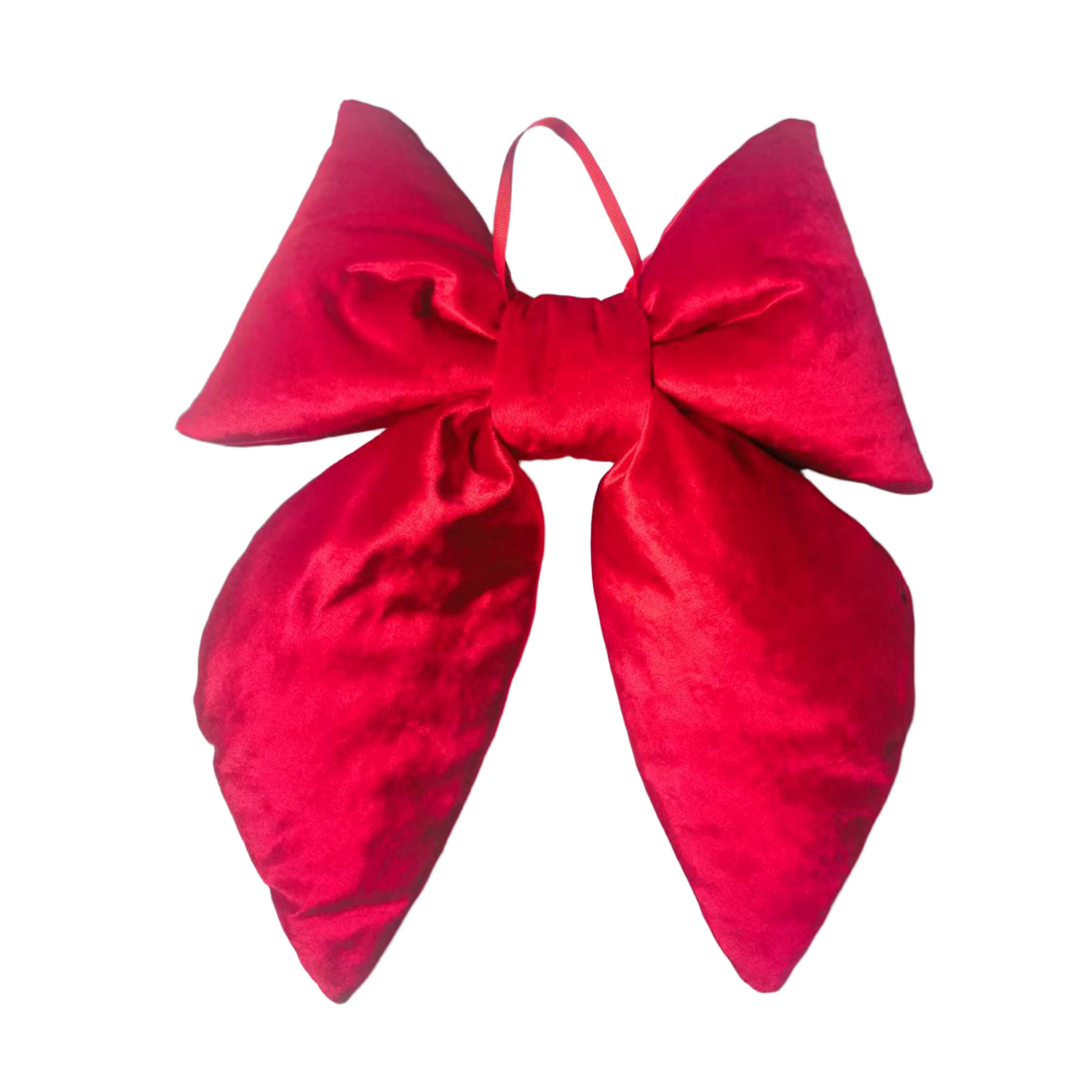 slide 1 of 1, December Home DH Red Velvet Bow 12 In X 16 In, 16 h