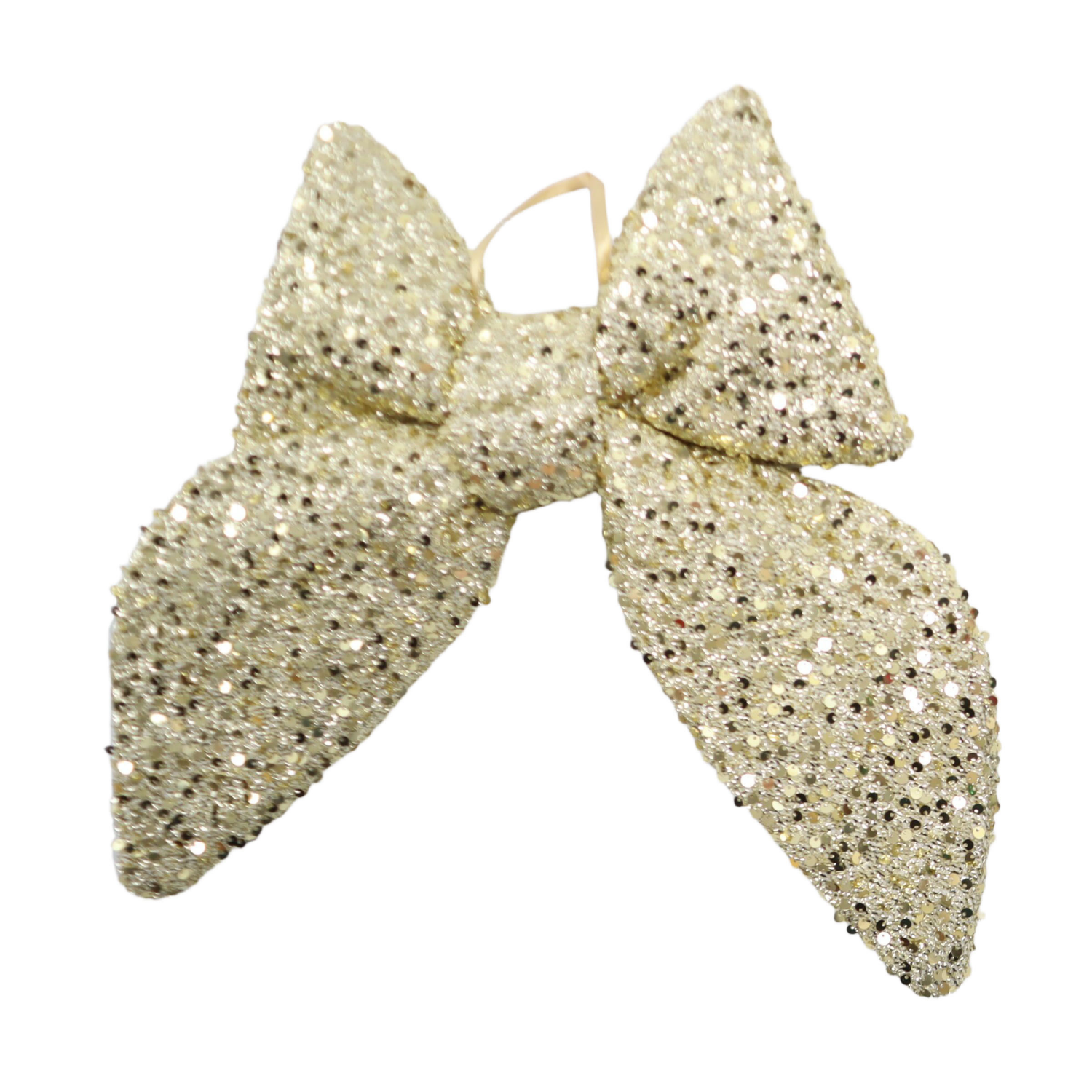 slide 1 of 1, December Home DH Gold Sequins Bow 12 In X 16 In, 16 h
