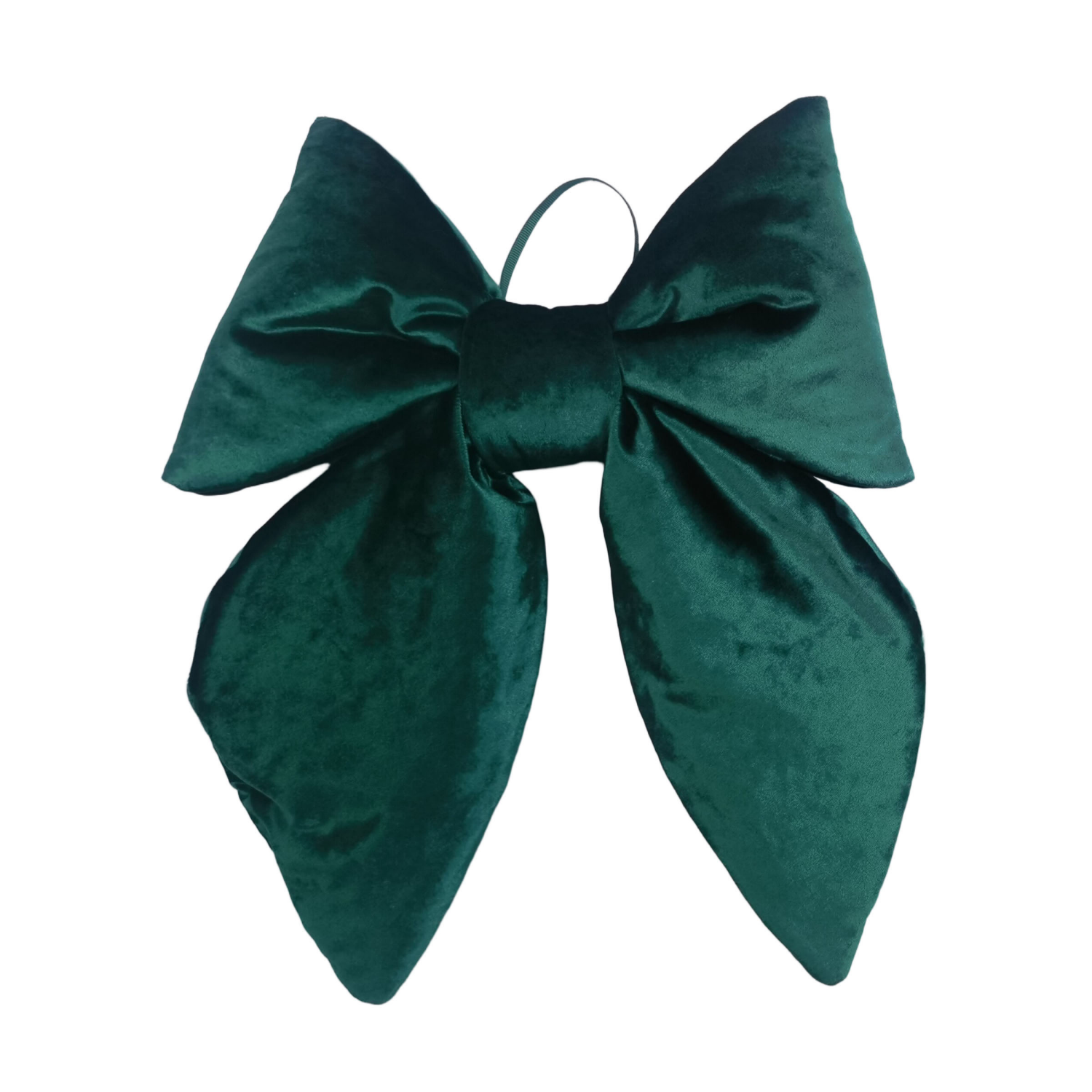 slide 1 of 1, December Home DH Dark Green Velvet Bow 12 In X 16 In, 16 h