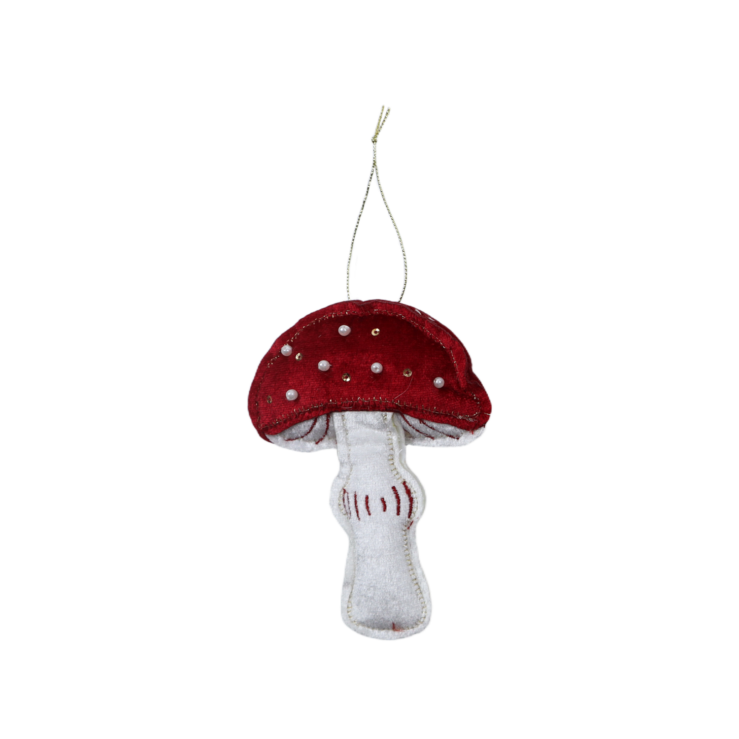 slide 3 of 4, December Home DH Mushroom Ornament 5 In H 3 Ast, 5 in