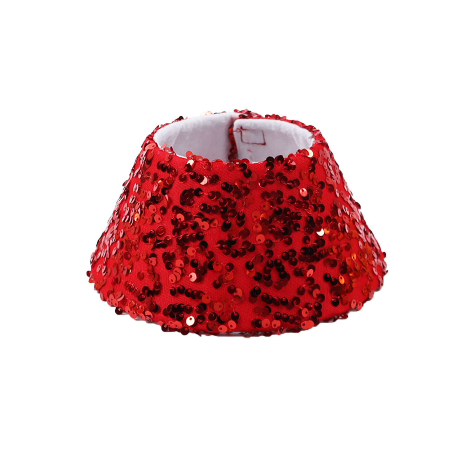 slide 2 of 4, December Home DH Sequins Mini Tree Collar 7.5 In 3 Ast, 3 in