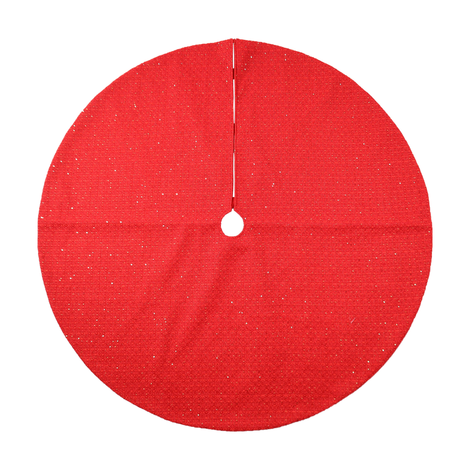 slide 1 of 1, December Home DH Red Tree Skirt 48 In, 48 in