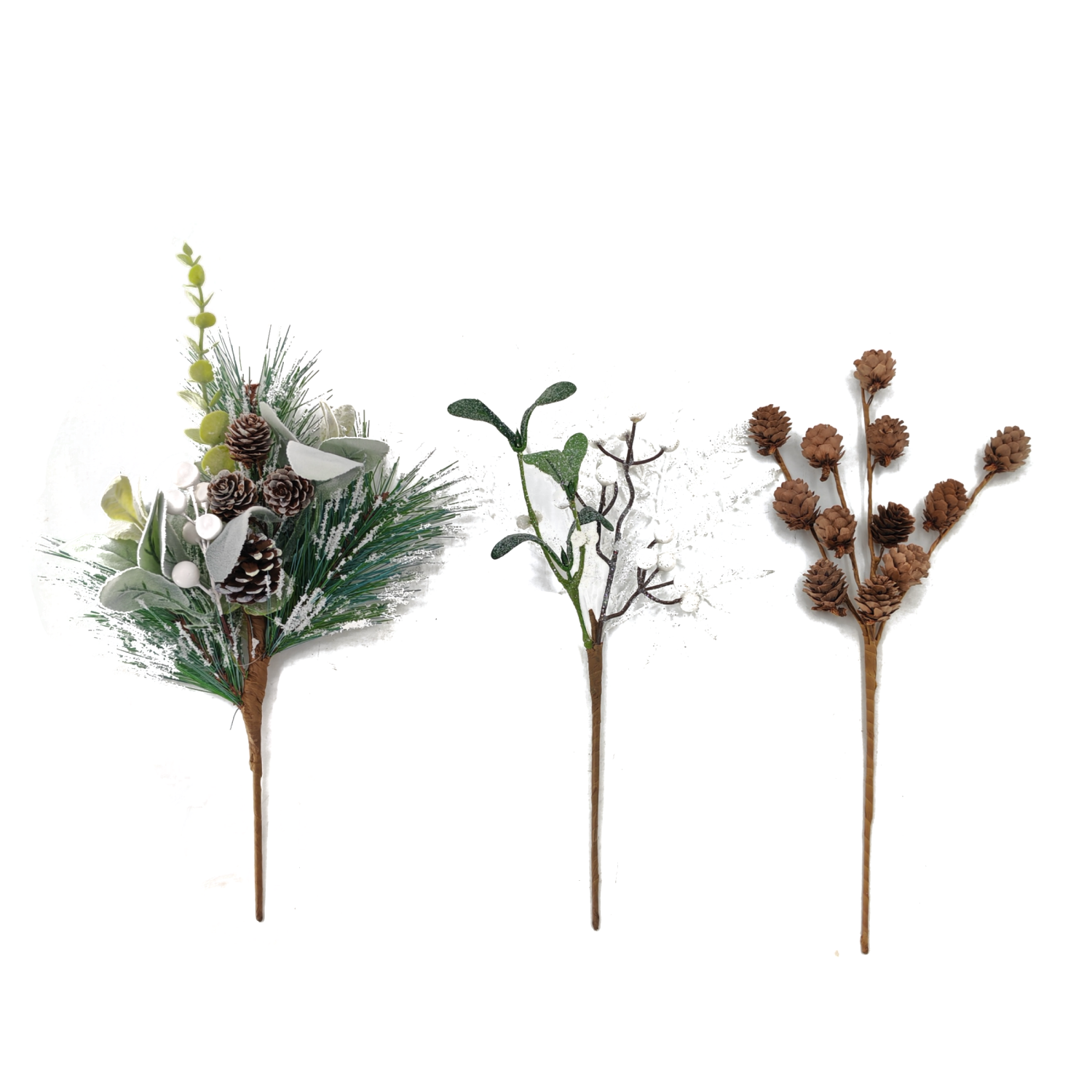 slide 1 of 6, December Home Decorative Pick 14 Inch, Assortment Colors, 14 in