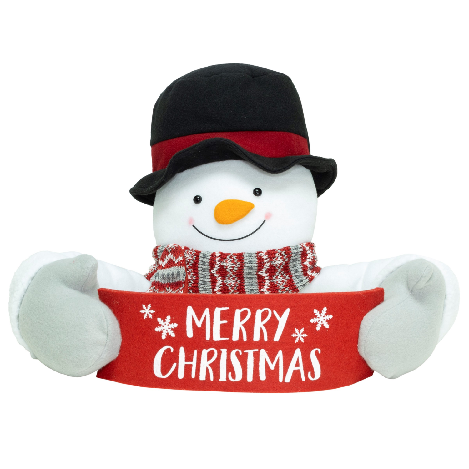 slide 3 of 3, December Home DH FLEECE TREE WREATH HUGGER A2, 26 in