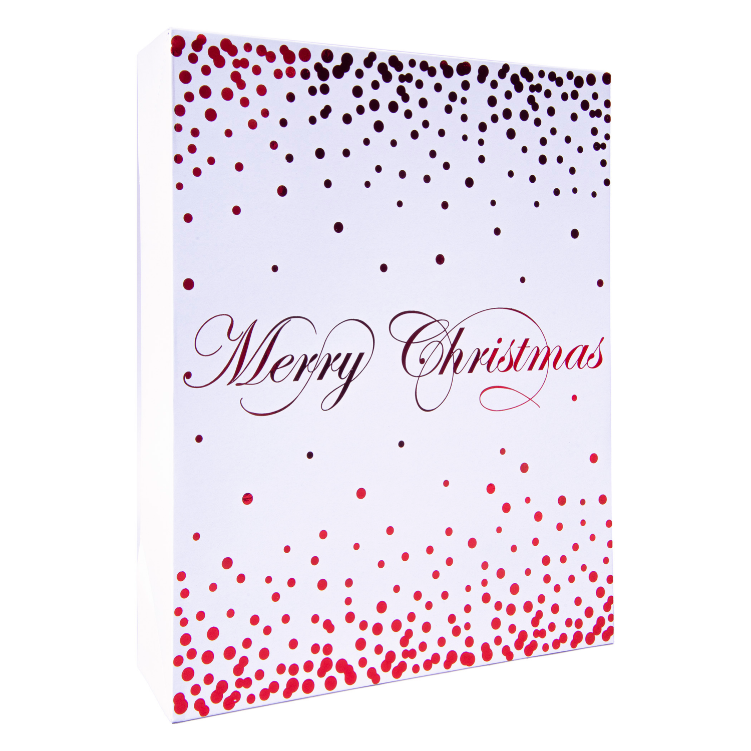 slide 2 of 3, December Home Folding Gift Boxes, 3 Pack Deluxe White, Shirt, 3 ct