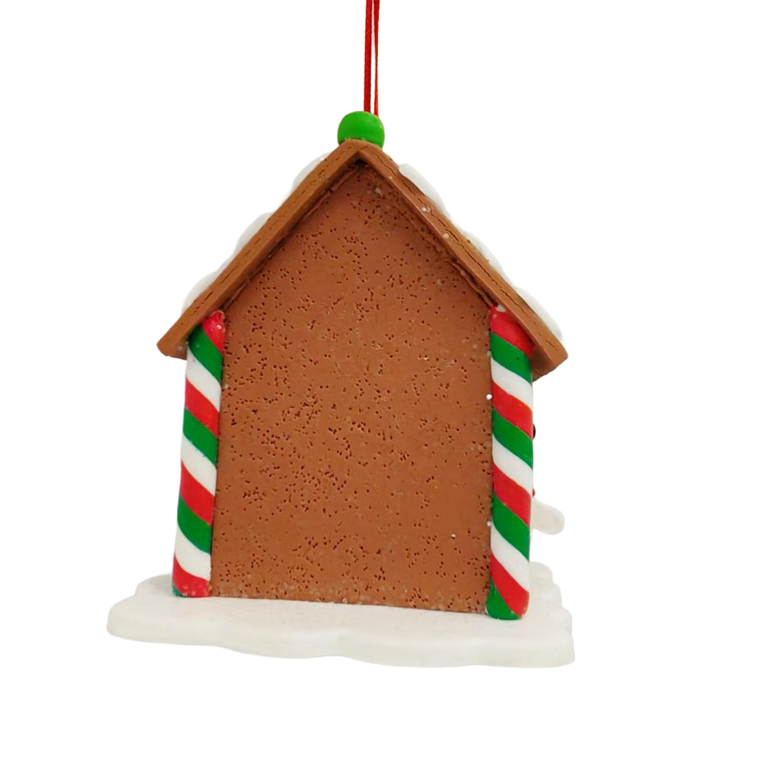 slide 2 of 4, December Home gingerbread house ornament 3in, 2 assts, 3 in