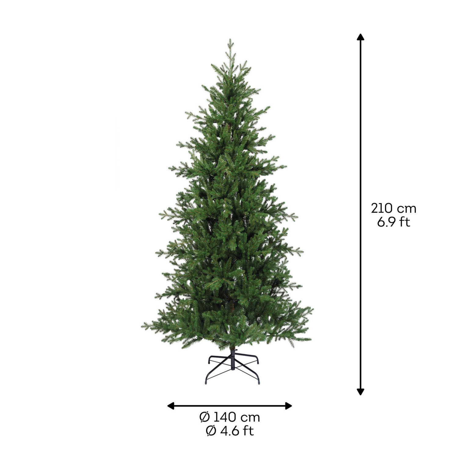 slide 7 of 8, December Home DH CASCADE FIR TREE 7FT, 7 ft