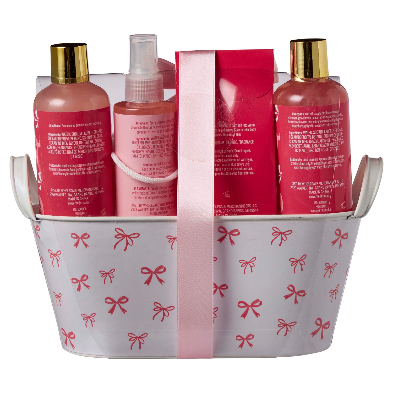 slide 4 of 7, THE BATH COLLECTION Tbc Holiday 8pc Tin Bucket Set, 8 ct