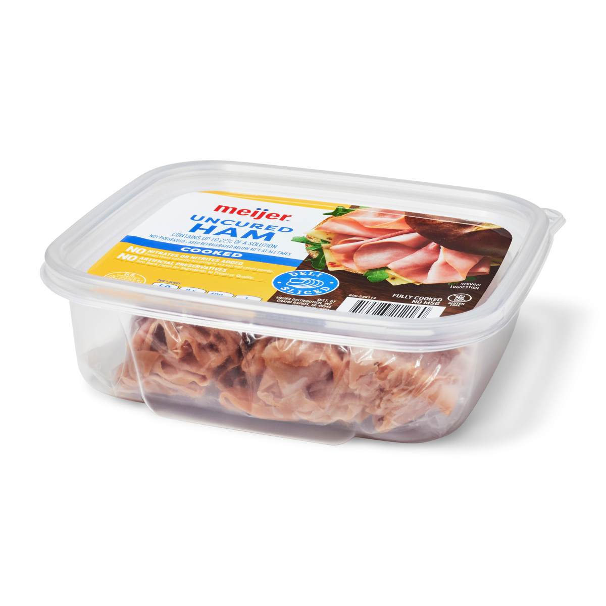 slide 9 of 17, Meijer Uncured Ham Lunch meat, 8 oz, 8 oz