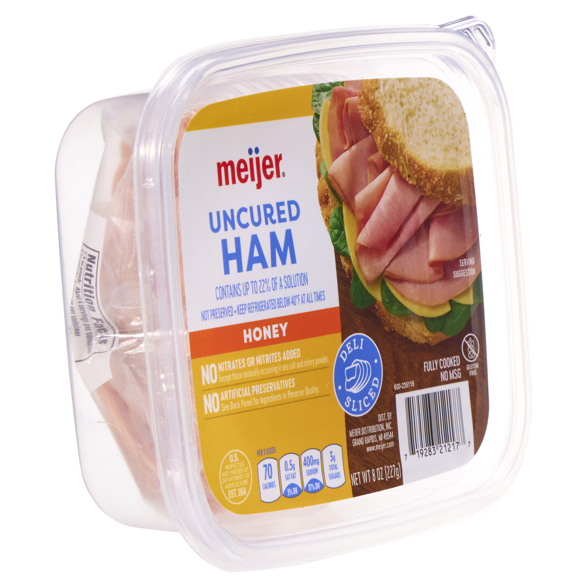 slide 5 of 9, Meijer Honey Ham Lunchmeat, 8 oz, 8 oz