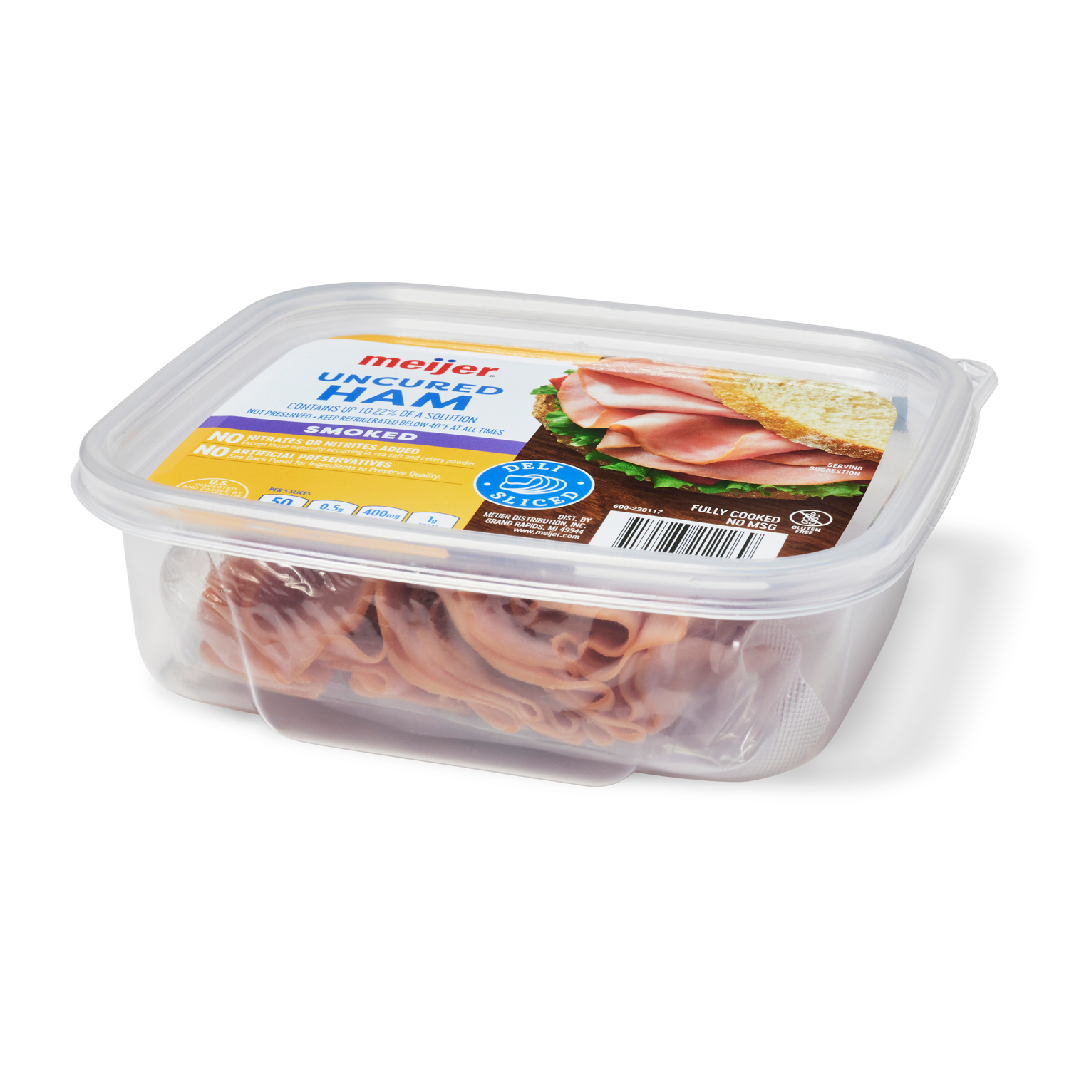 slide 2 of 4, Meijer Smoked Ham Lunchmeat, 8 oz