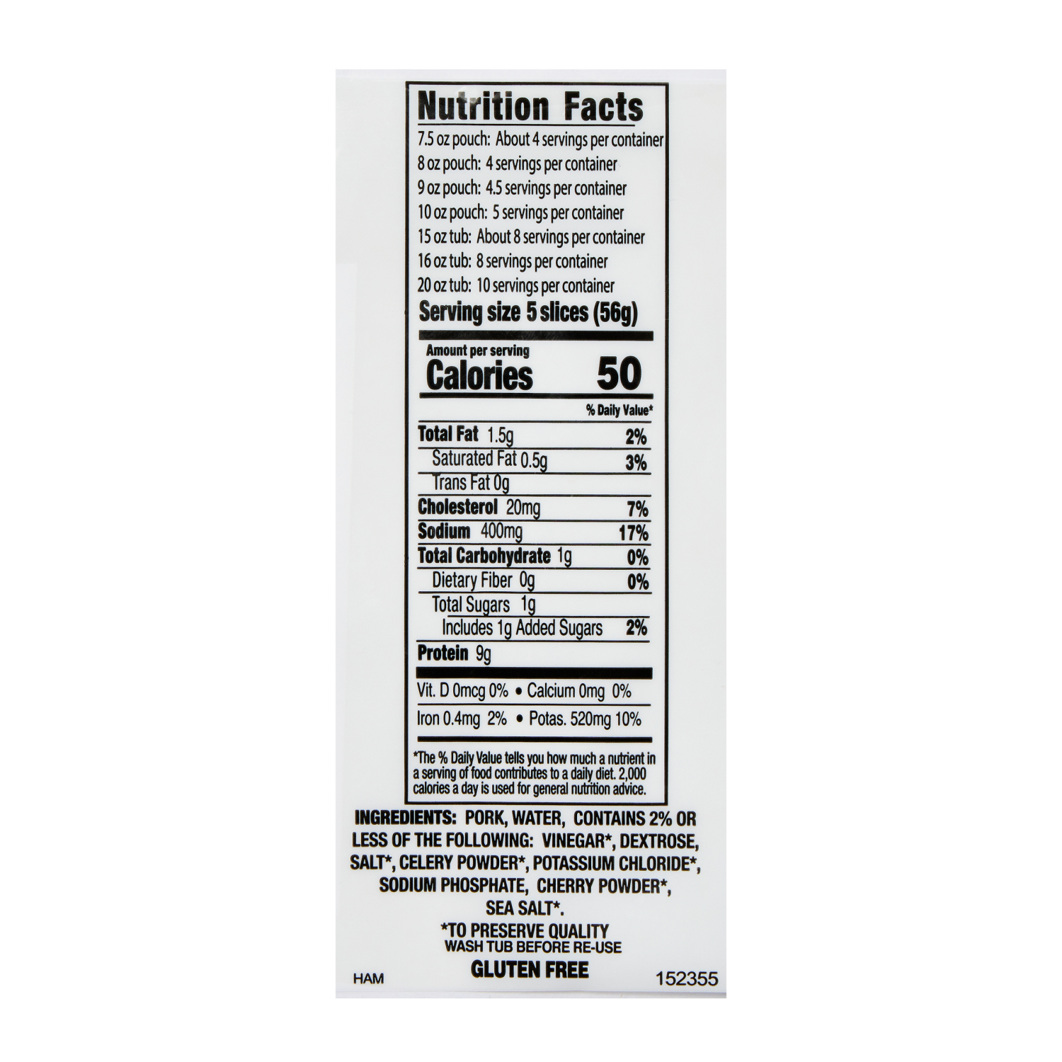 slide 3 of 4, Meijer Smoked Ham Lunchmeat, 8 oz