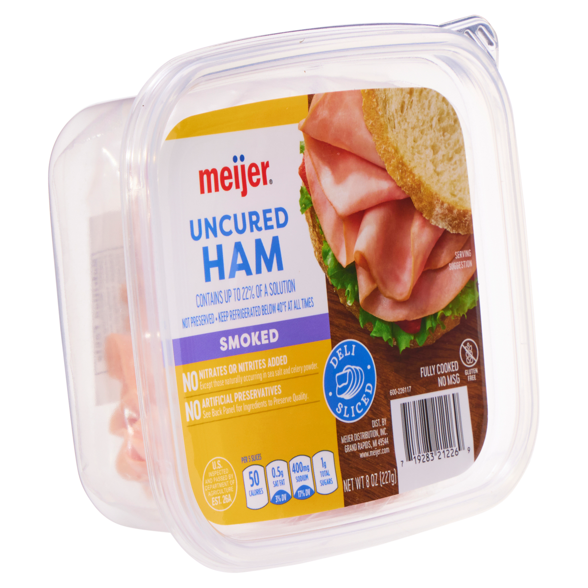 slide 4 of 9, Meijer Smoked Ham Lunchmeat, 8 oz, 8 oz