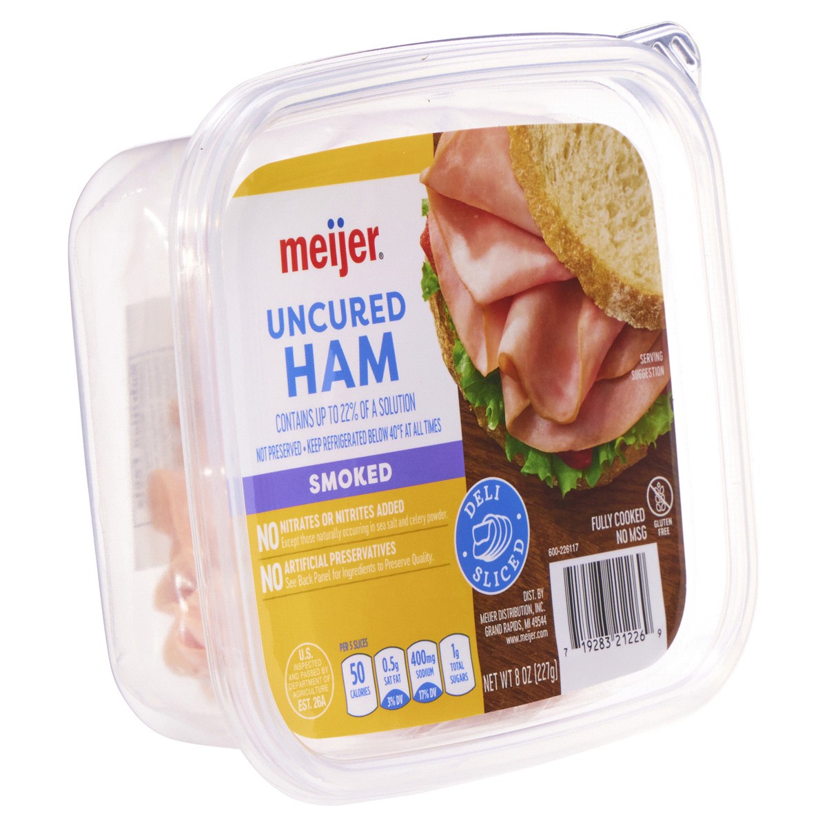 slide 5 of 9, Meijer Smoked Ham Lunchmeat, 8 oz, 8 oz