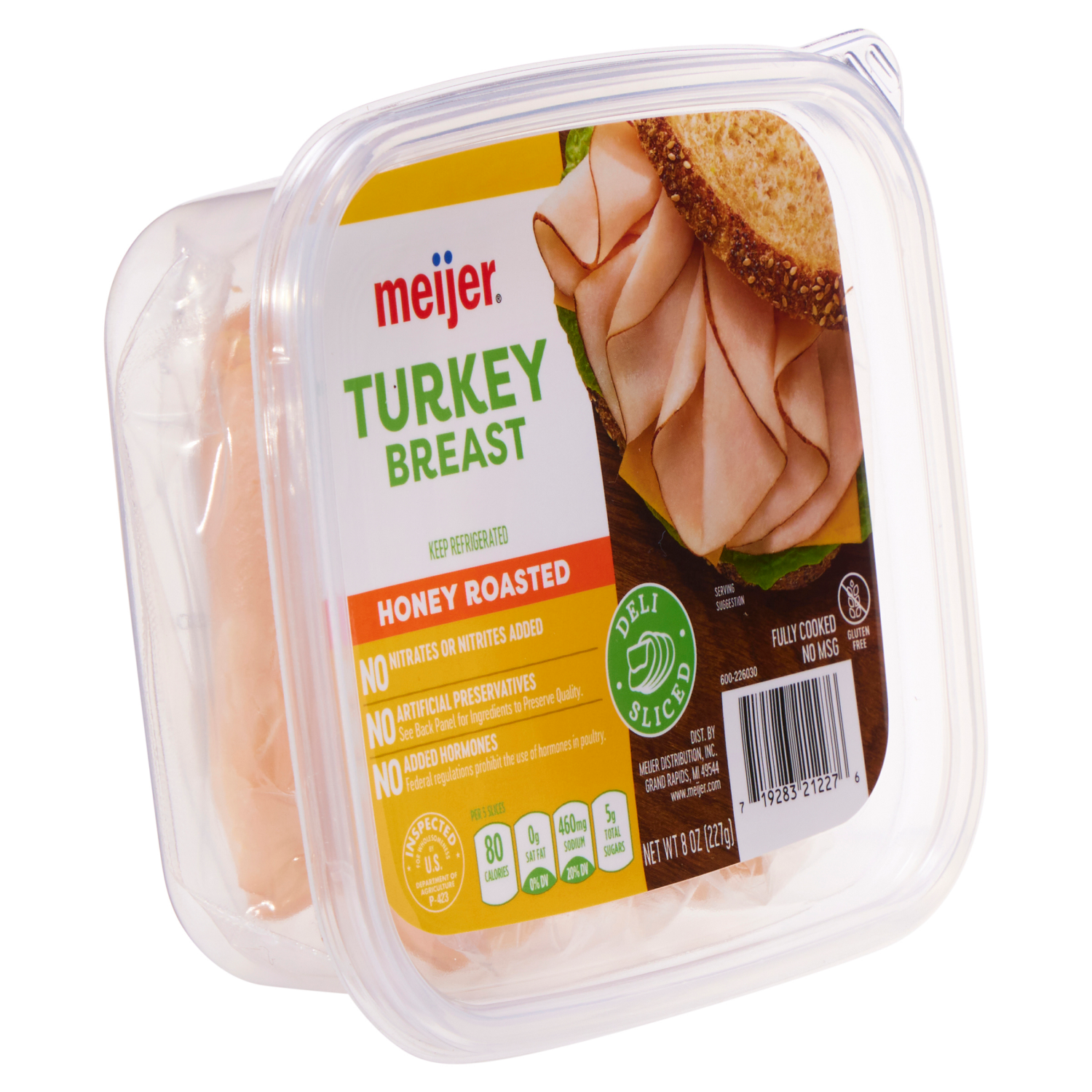 slide 4 of 4, Meijer Honey Roasted Turkey Breast, 8 oz