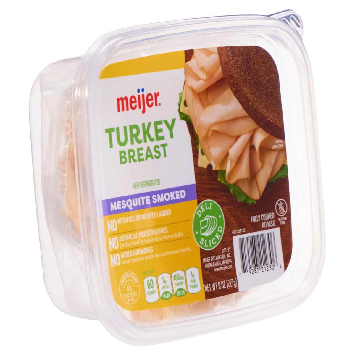 slide 5 of 9, Meijer Mesquite Smoked Turkey Breast Lunchmeat, 8 oz