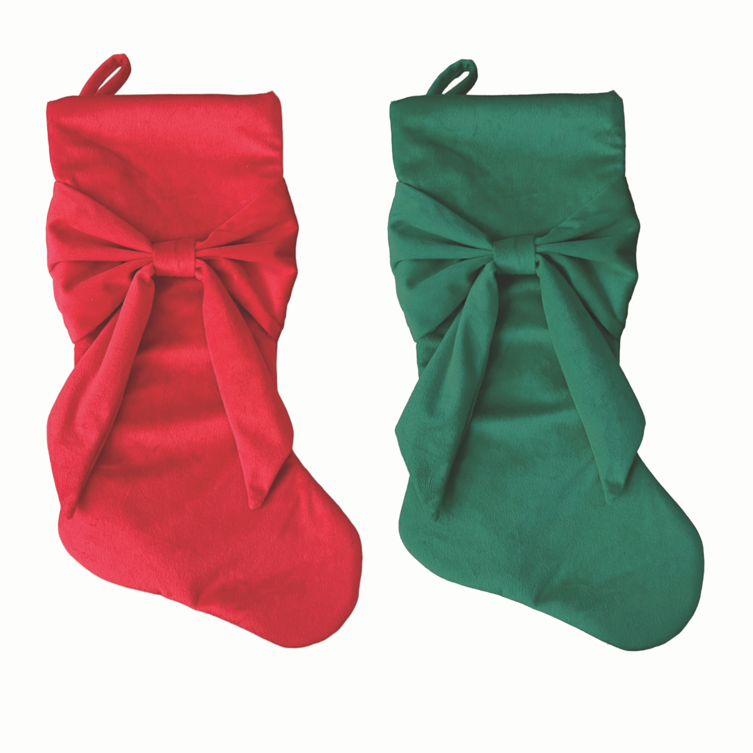 slide 1 of 4, December Home DH 20 INSTKING MATTE VEL BOW BDY 2 ASST, 20 in