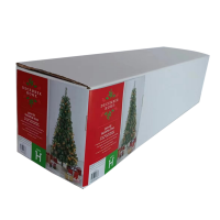 slide 4 of 9, Six Foot Pre Lit Tacoma PVC Tree with Plastic Stand, 6 ft