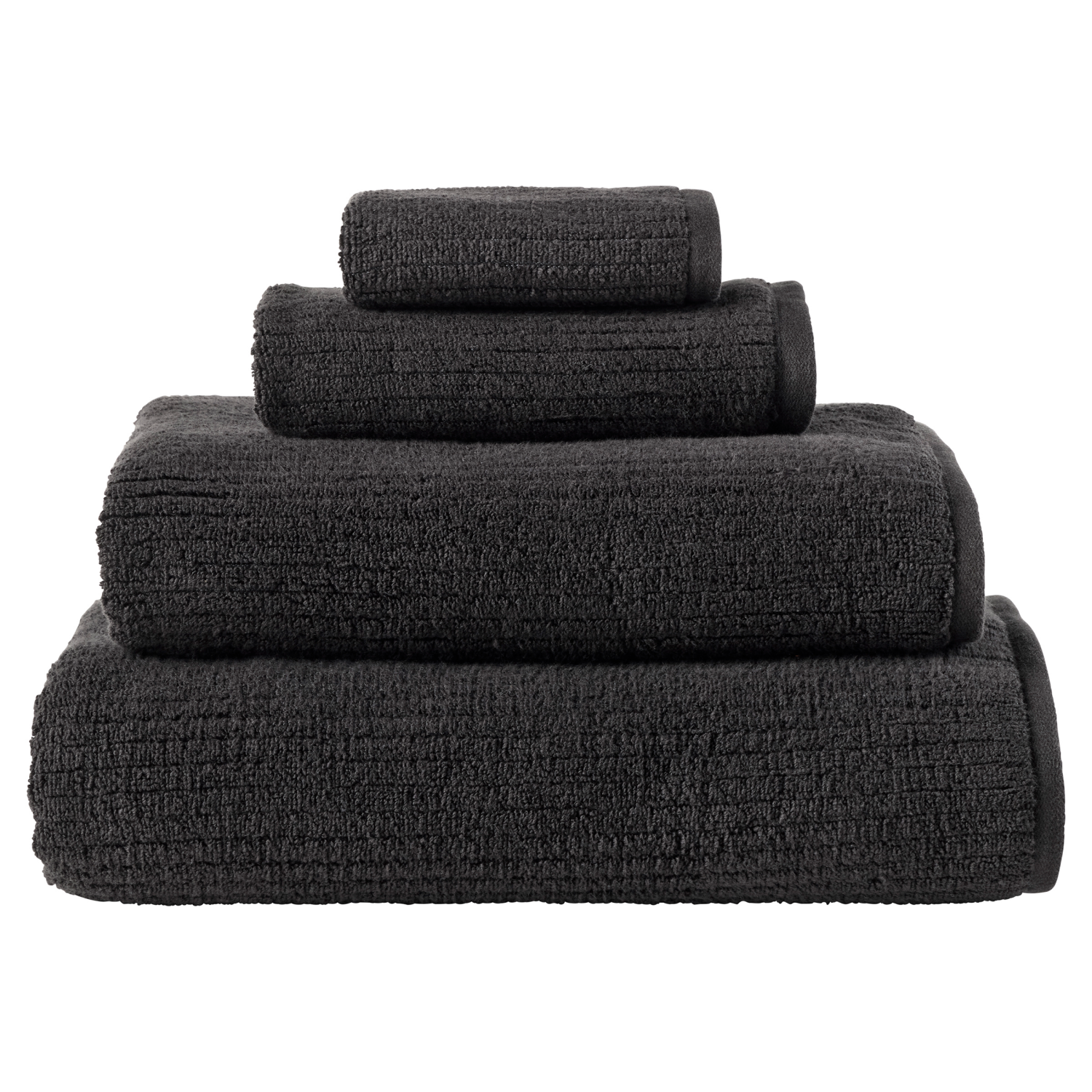 slide 3 of 5, HAVENSTAY HS Quick Dry Bath Towel , 30 in x 54 in, Black, 30 inx54 in