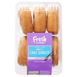 FRESH FROM MEIJER FFM Plain Vanilla Cake 6ct