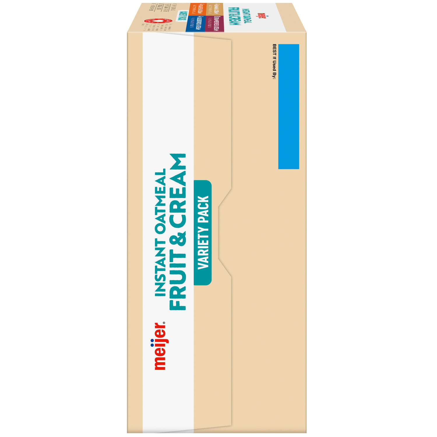 slide 5 of 8, Meijer Instant Oatmeal Fruit & Cream Variety Pack, 20 ct, 20 ct