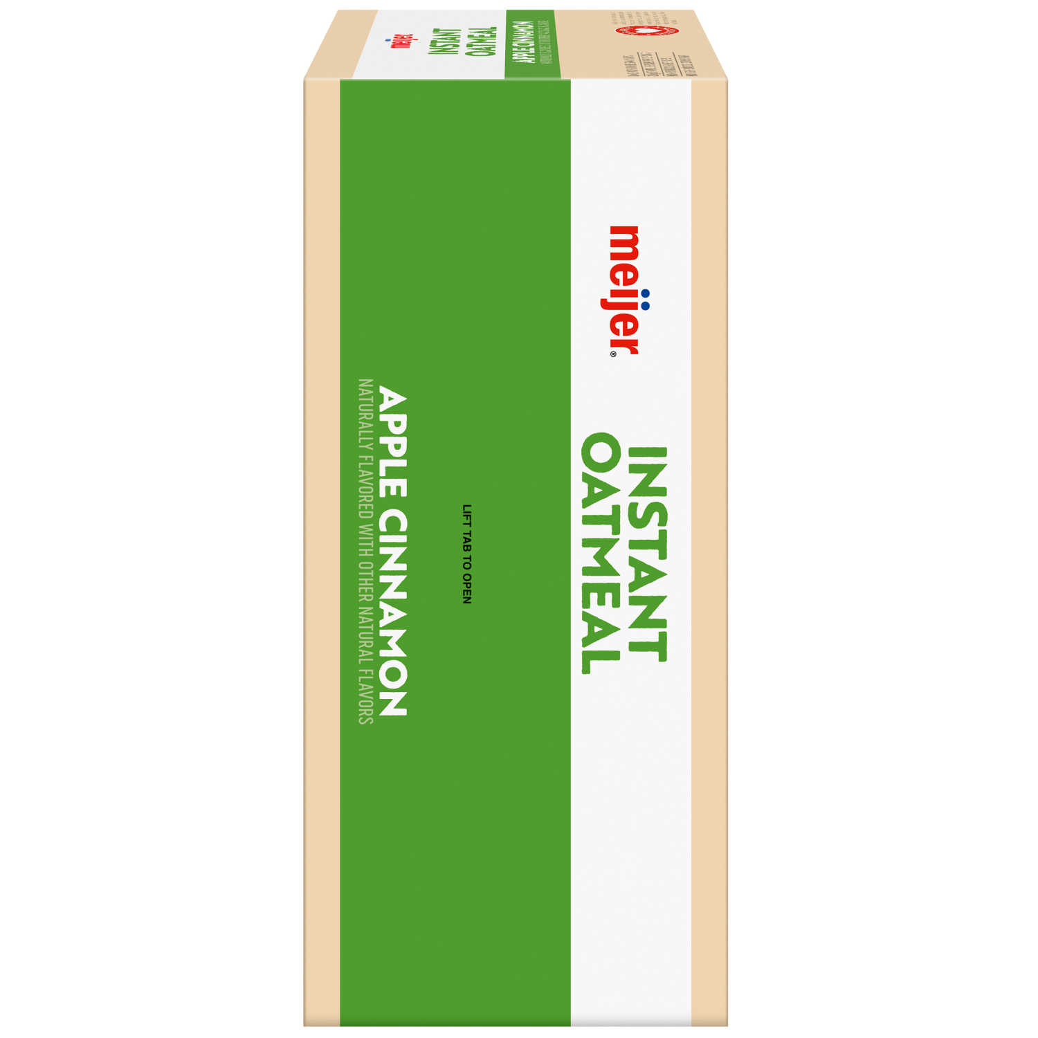 slide 4 of 8, Meijer Instant Oatmeal Apples & Cinnamon, 20 ct, 20 ct