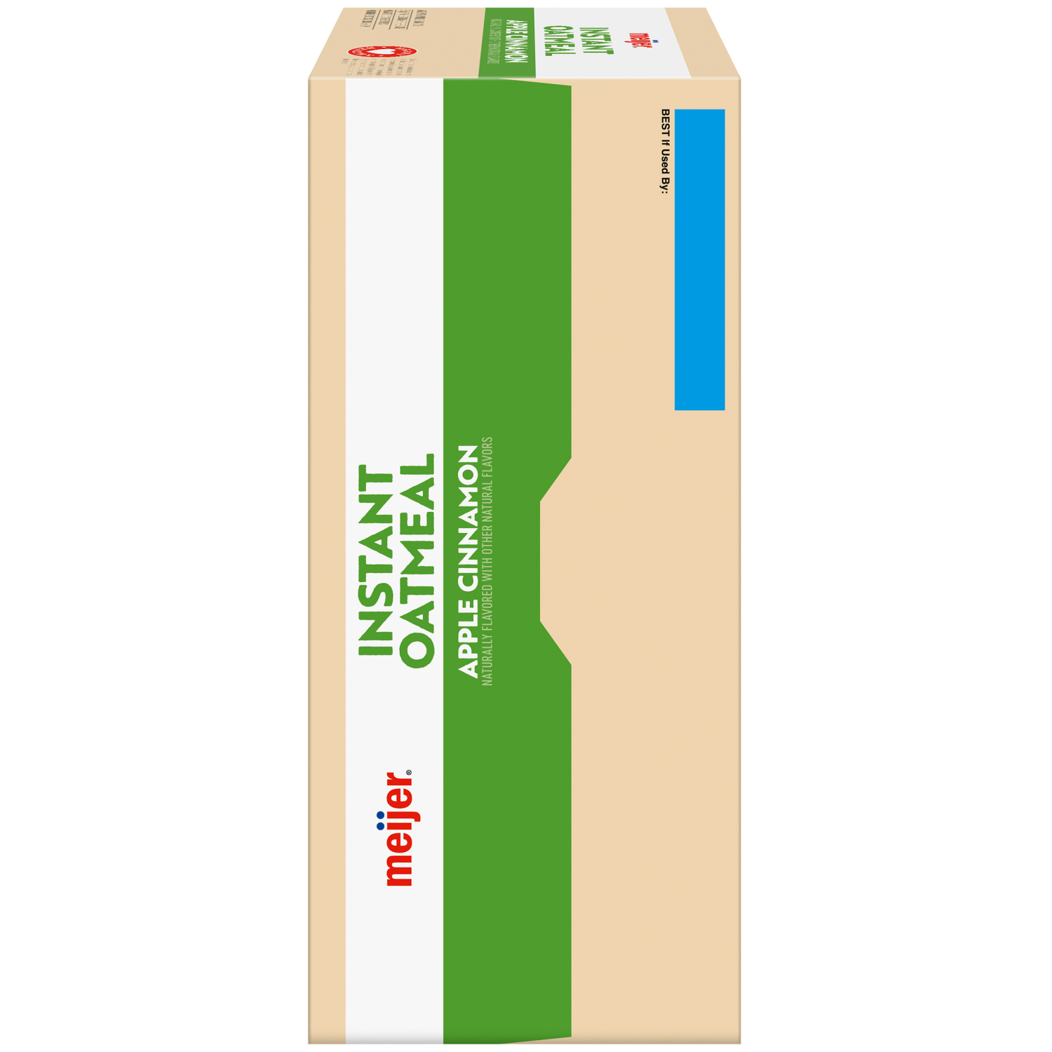 slide 5 of 8, Meijer Instant Oatmeal Apples & Cinnamon, 20 ct, 20 ct