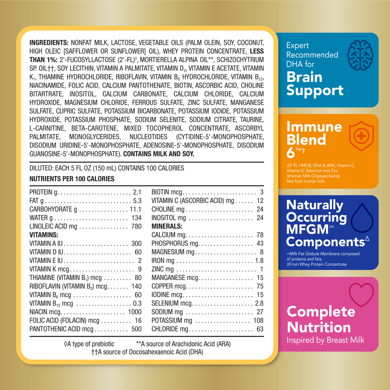 slide 5 of 8, Meijer Infant Milk-Based Baby Formula Powder with Iron, 22.2 oz