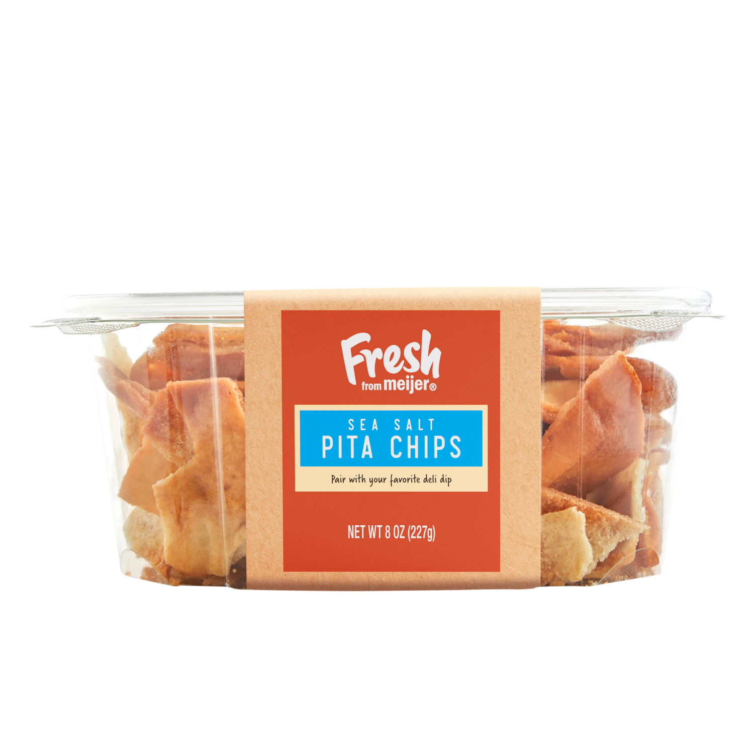 slide 6 of 6, Fresh from Meijer Pita Chips Sea Salt 8 oz, 8 oz