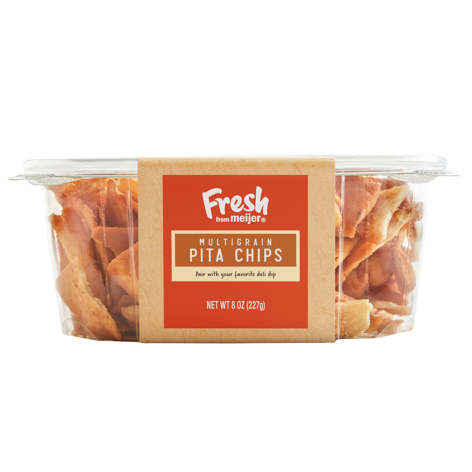 slide 6 of 6, Fresh from Meijer Pita Chips Multigrain 8 oz, 8 oz
